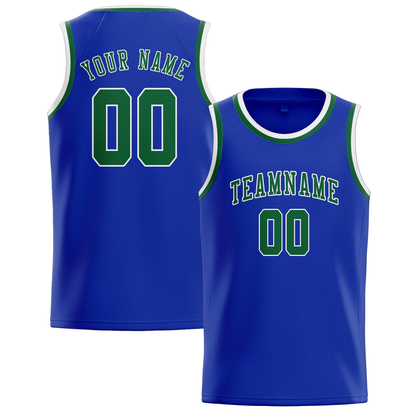 Custom Sky Blue Green Basketball Jersey