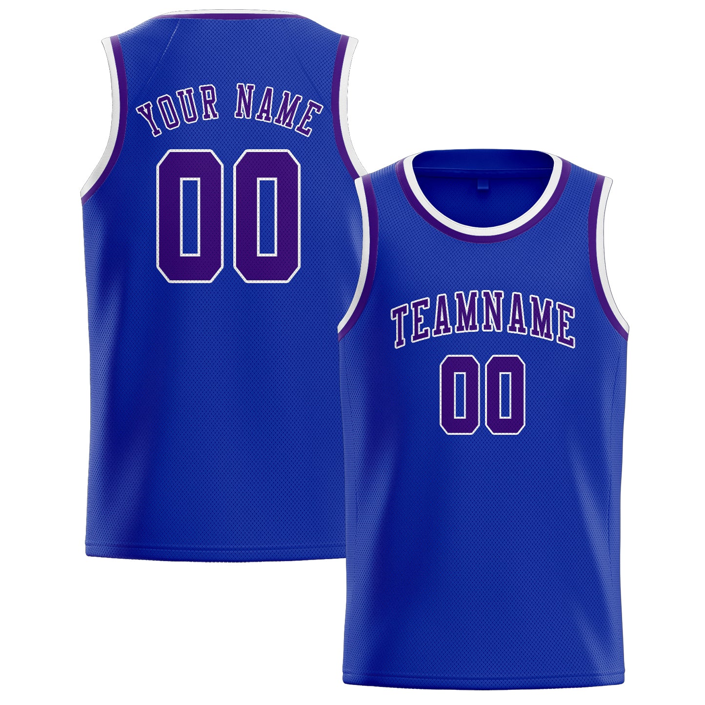Custom Sky Blue Purple Basketball Jersey