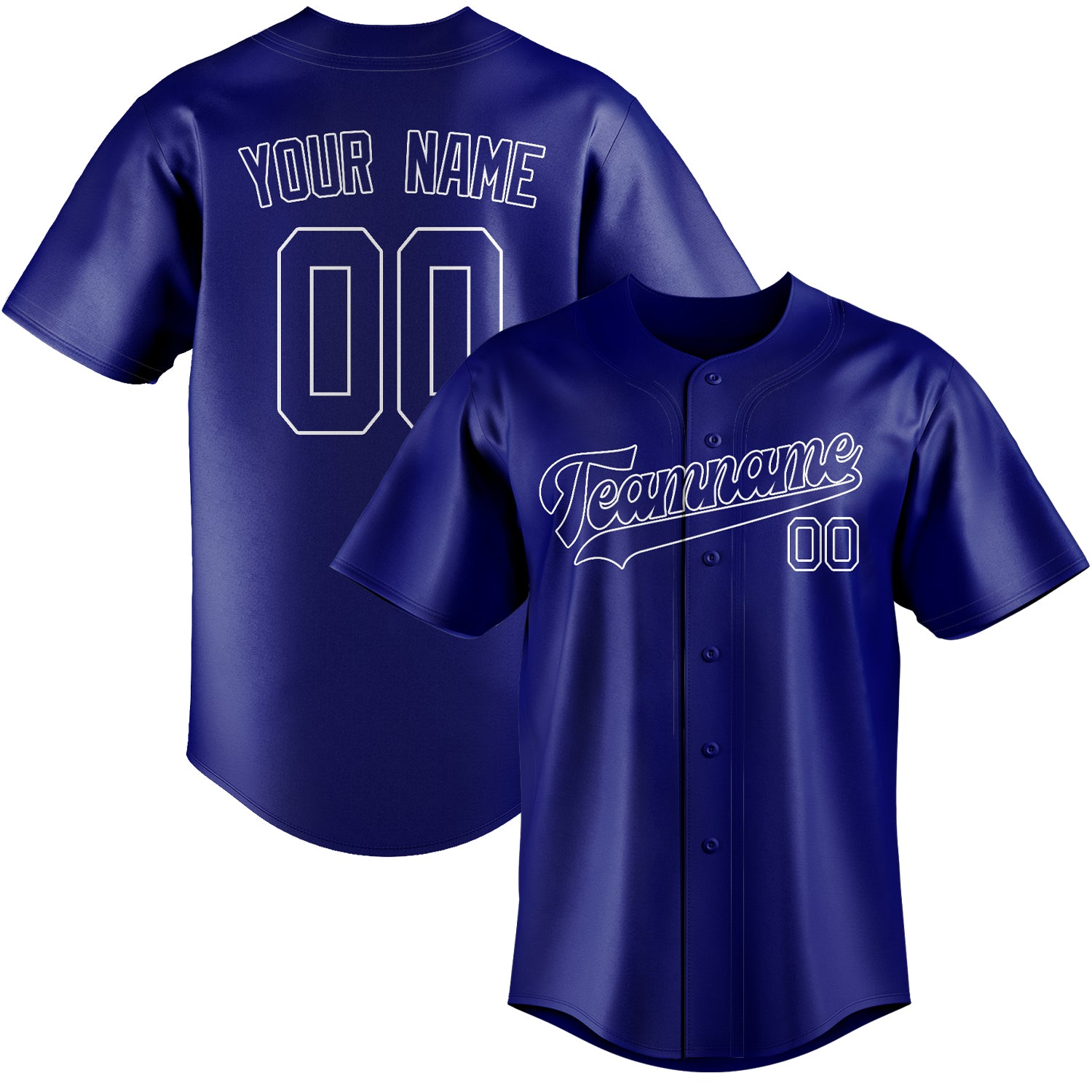 Custom Sky Blue White Baseball Jersey