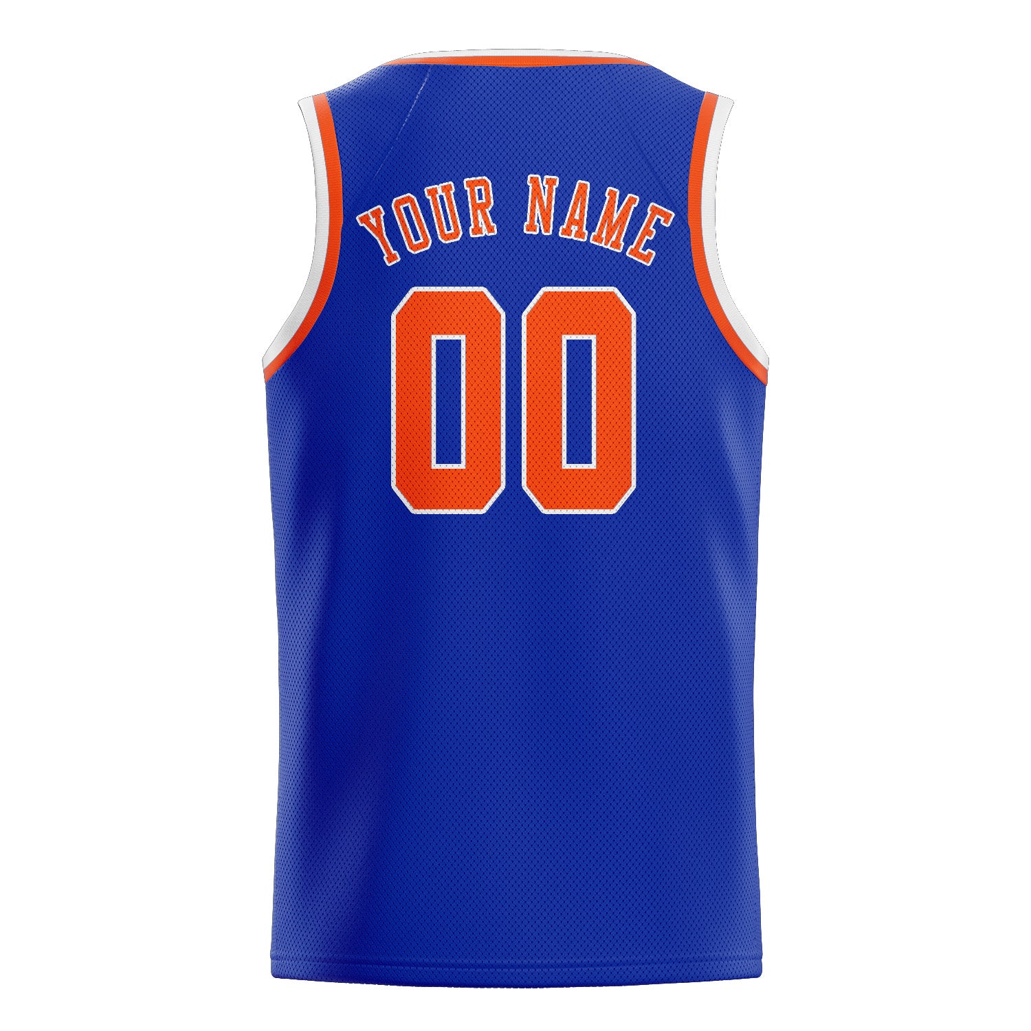 Custom Sky Blue Orange Red Basketball Jersey