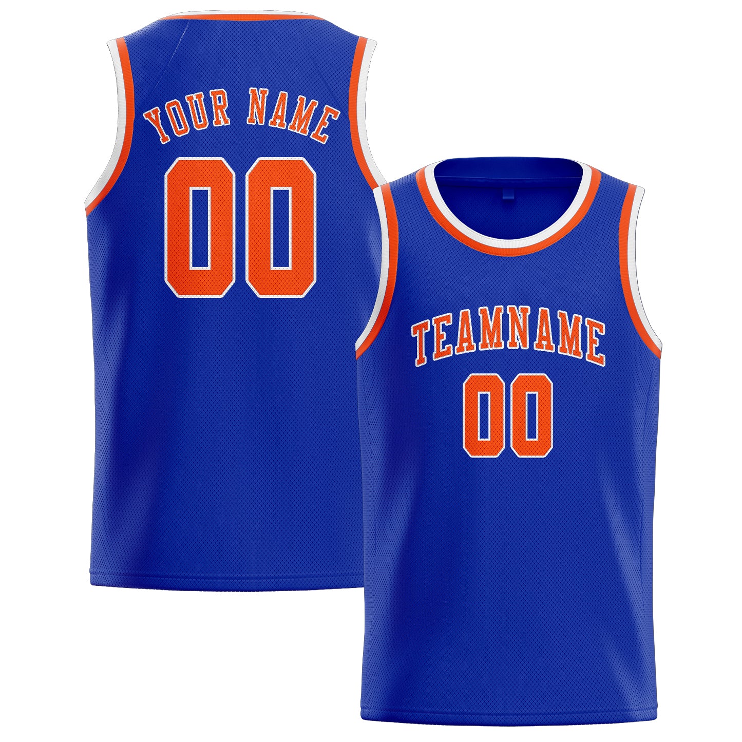Custom Sky Blue Orange Red Basketball Jersey