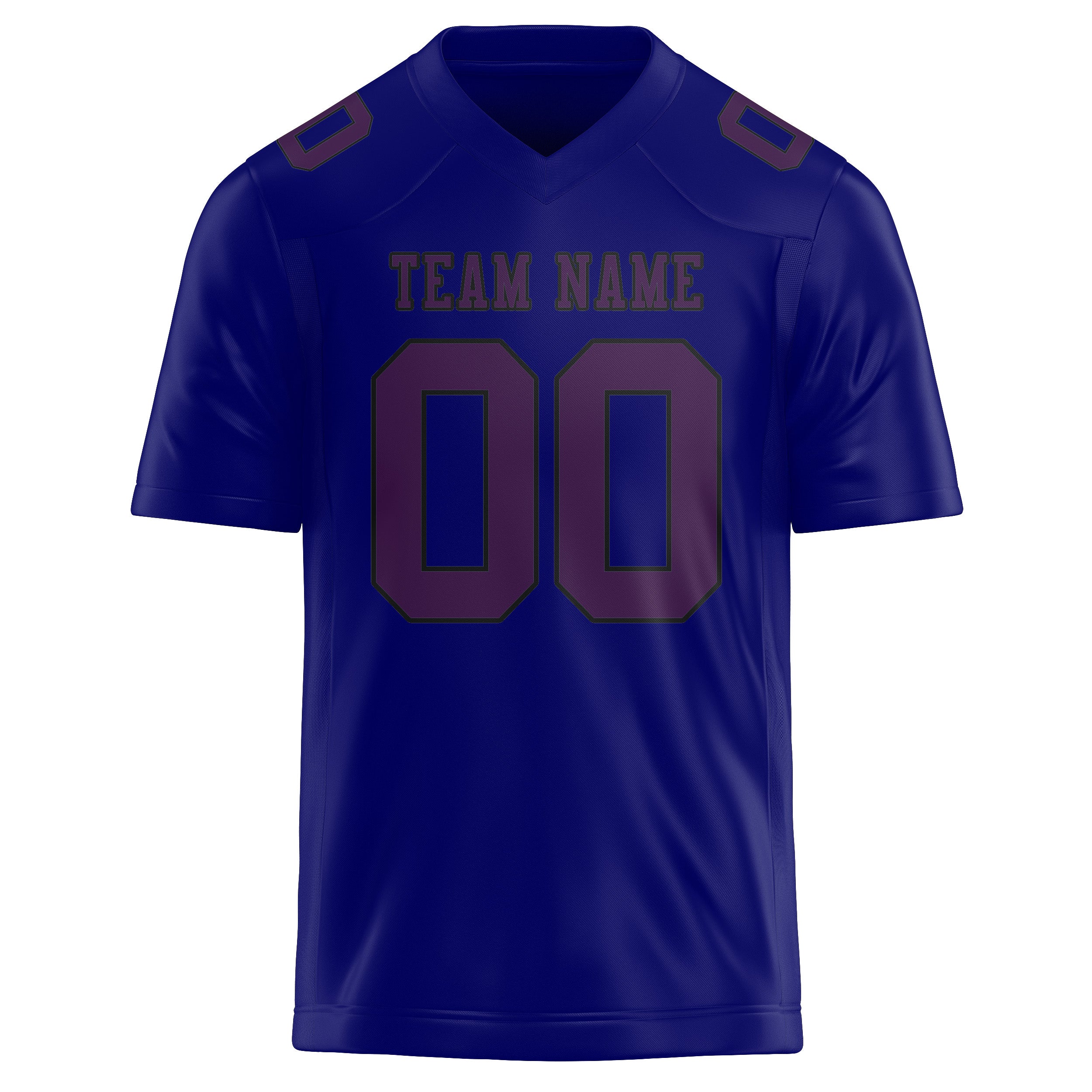 Custom Sky Blue Purple Football Jersey