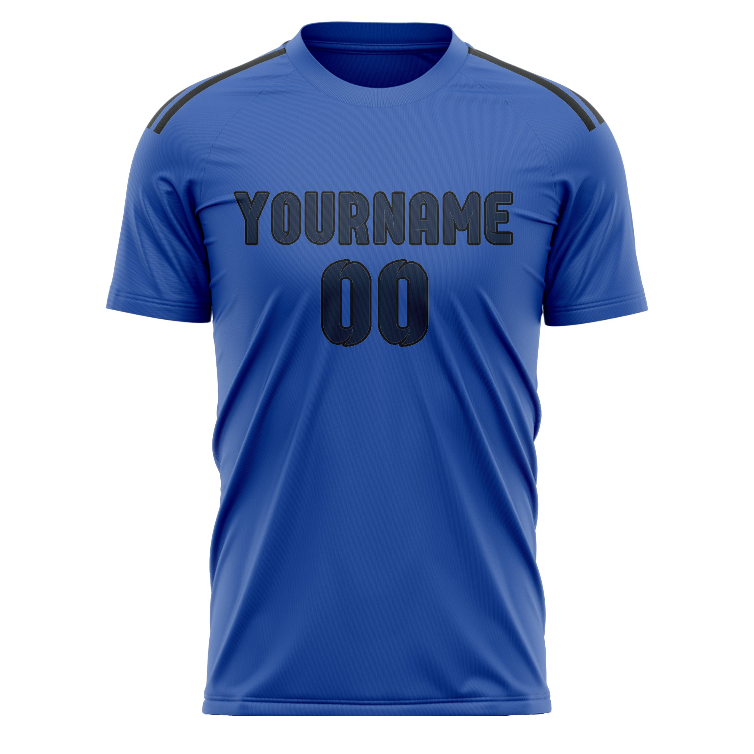 Custom Sky Blue Blue Soccer Jersey