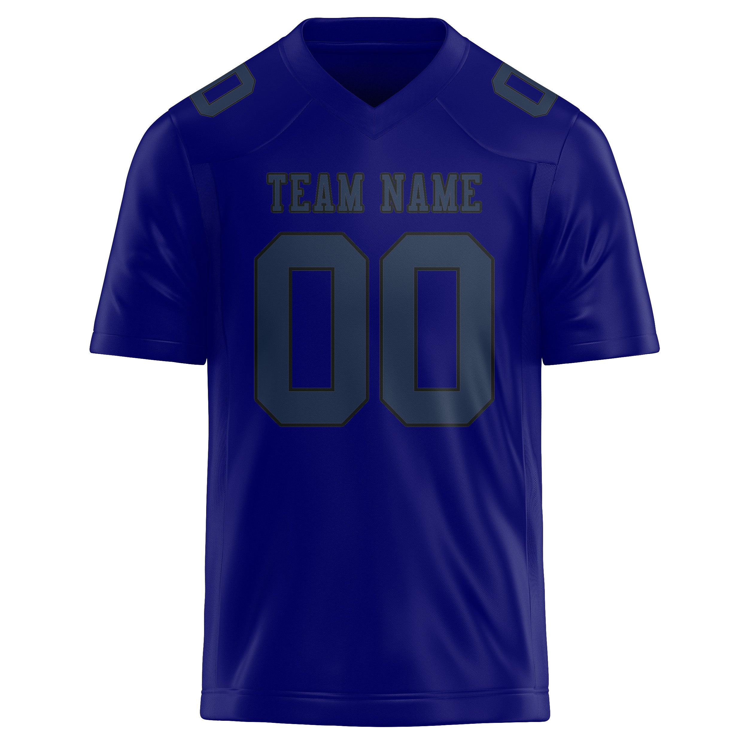 Custom Sky Blue Blue Football Jersey
