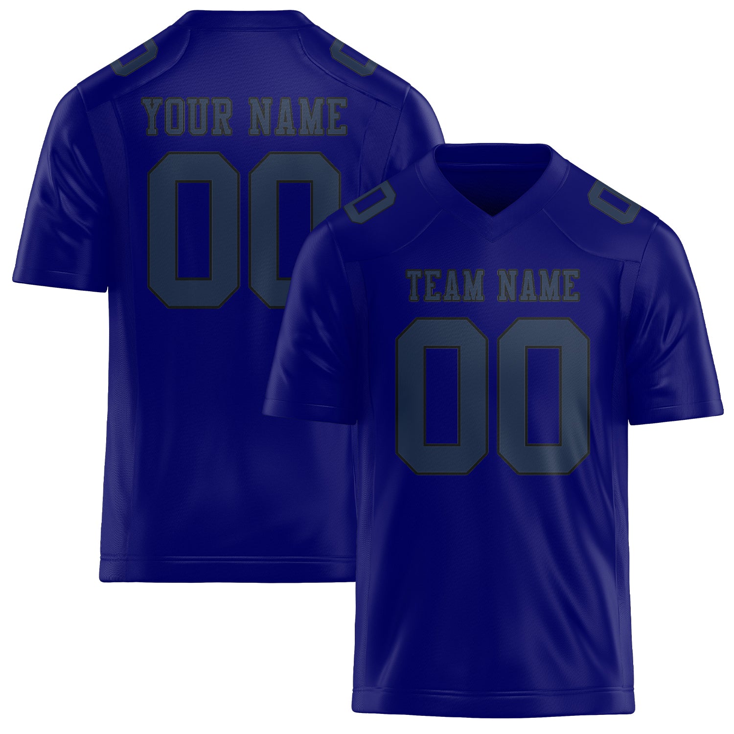 Custom Sky Blue Blue Football Jersey