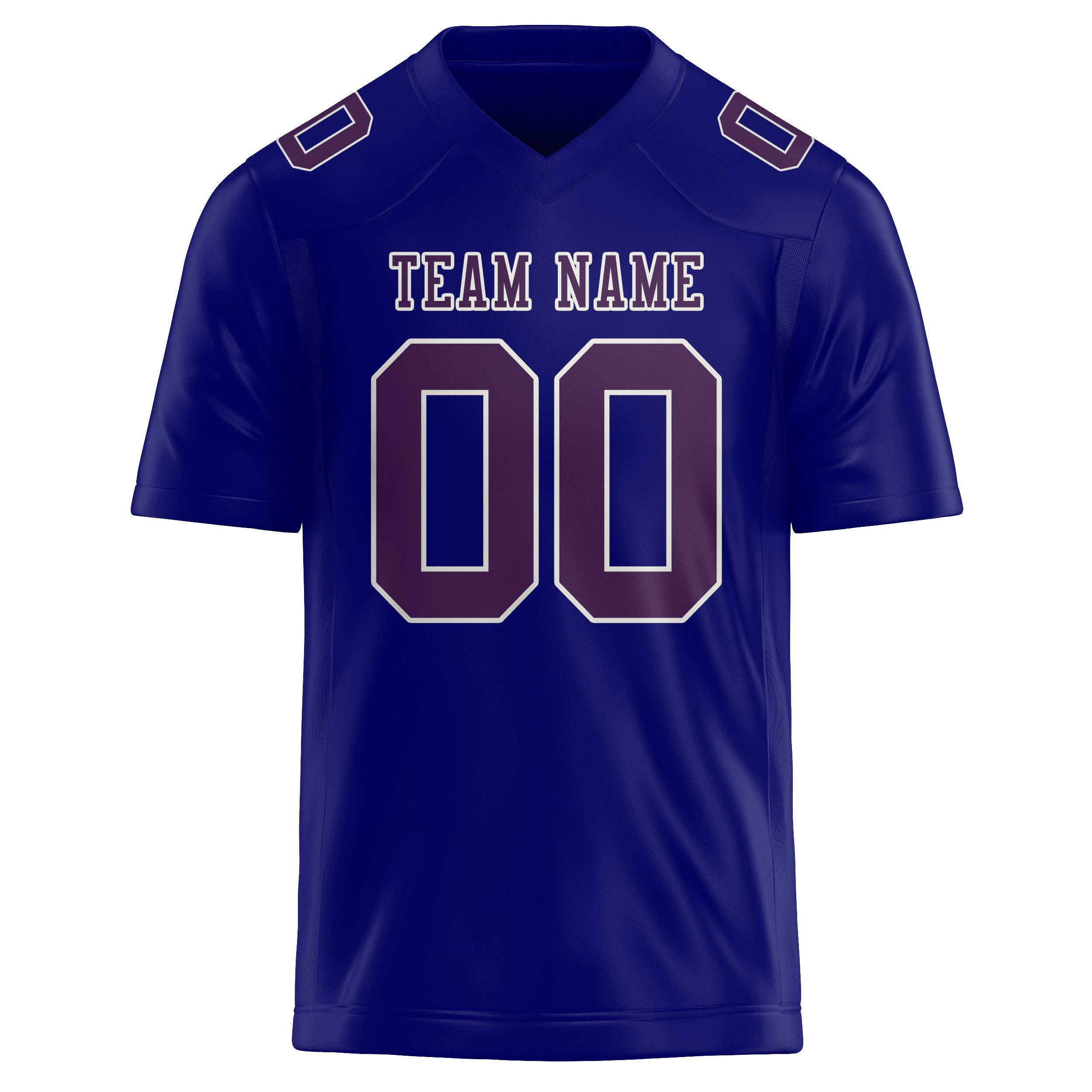 Custom Sky Blue Purple Football Jersey