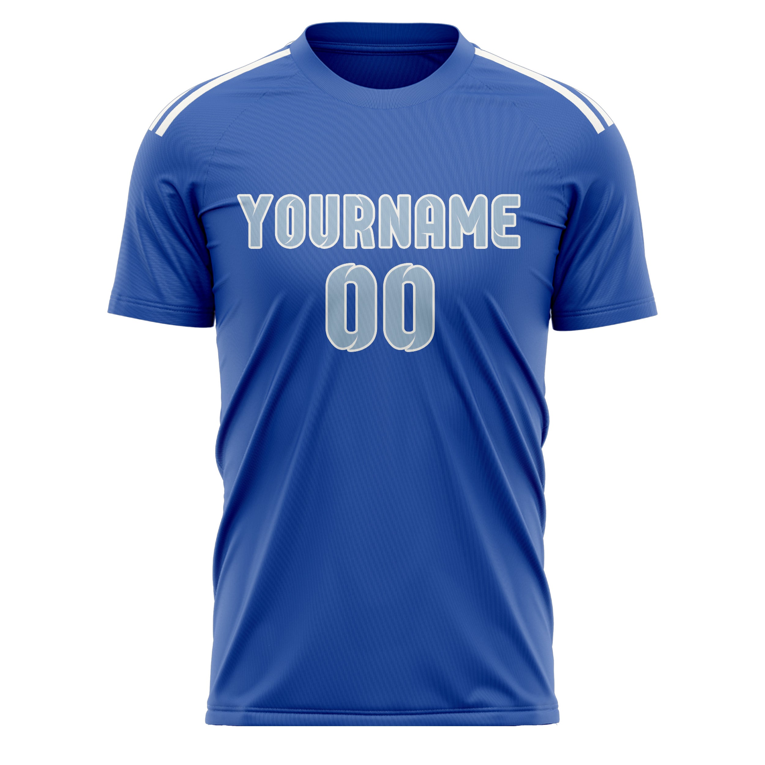 Custom Sky Blue Light Blue Soccer Jersey