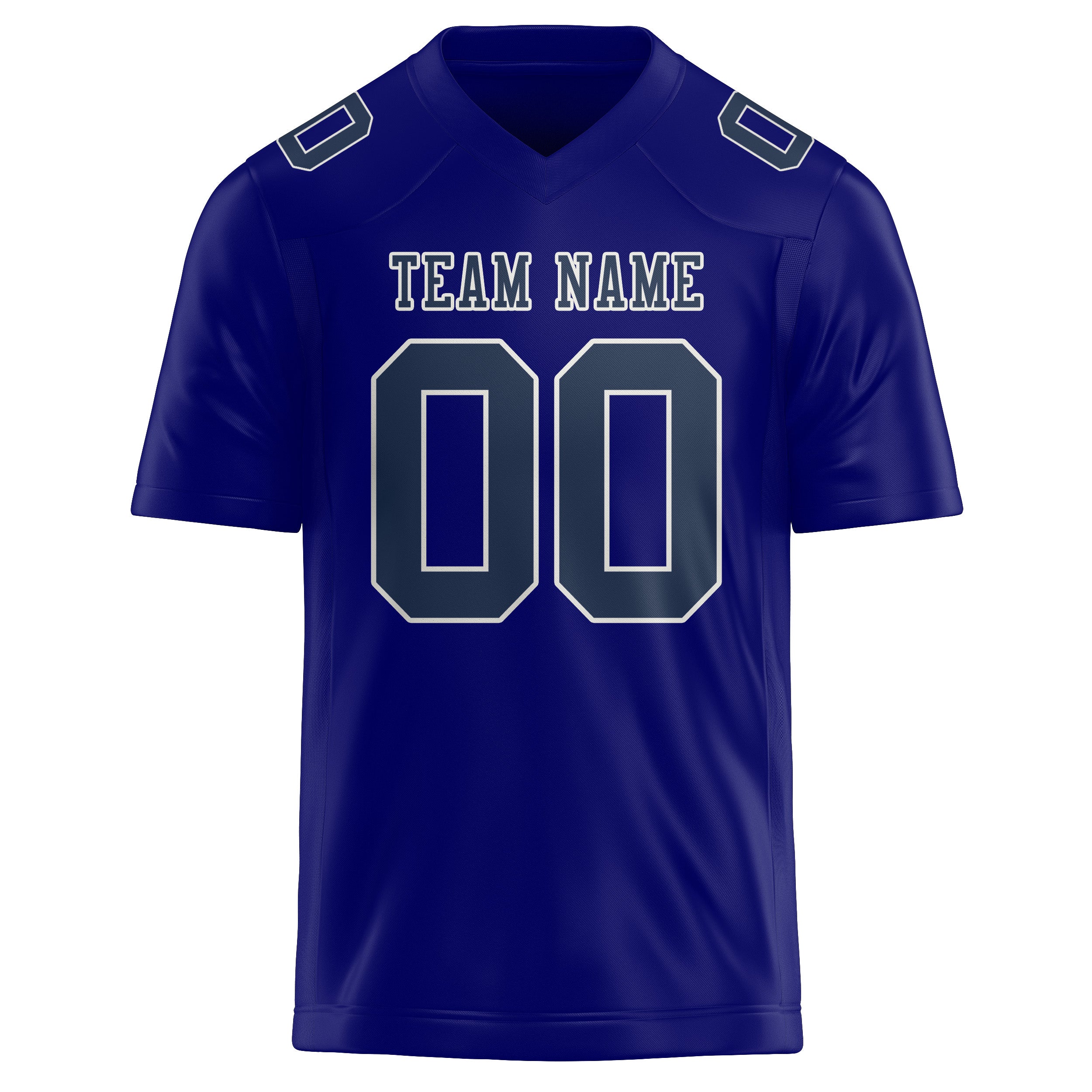 Custom Sky Blue Blue Football Jersey