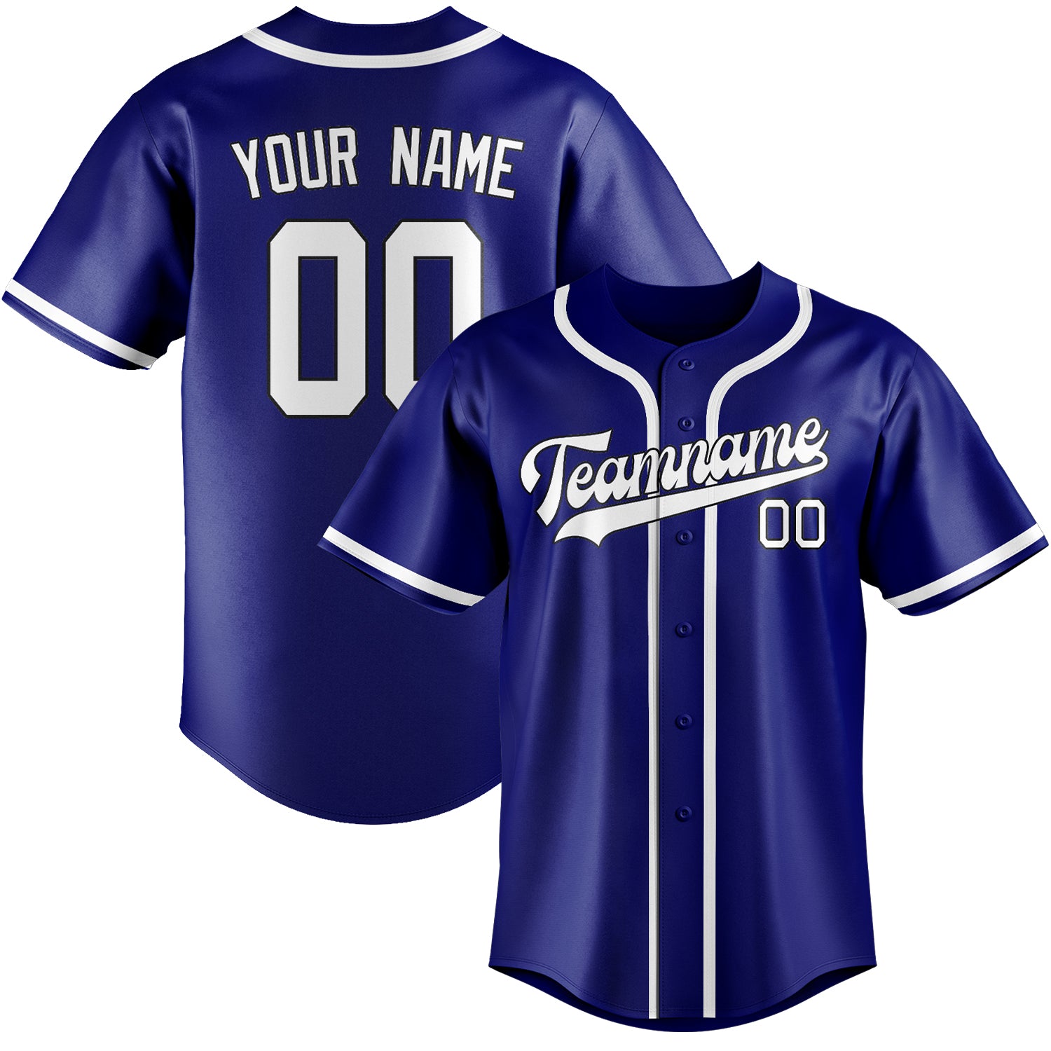 Custom Sky Blue White Baseball Jersey