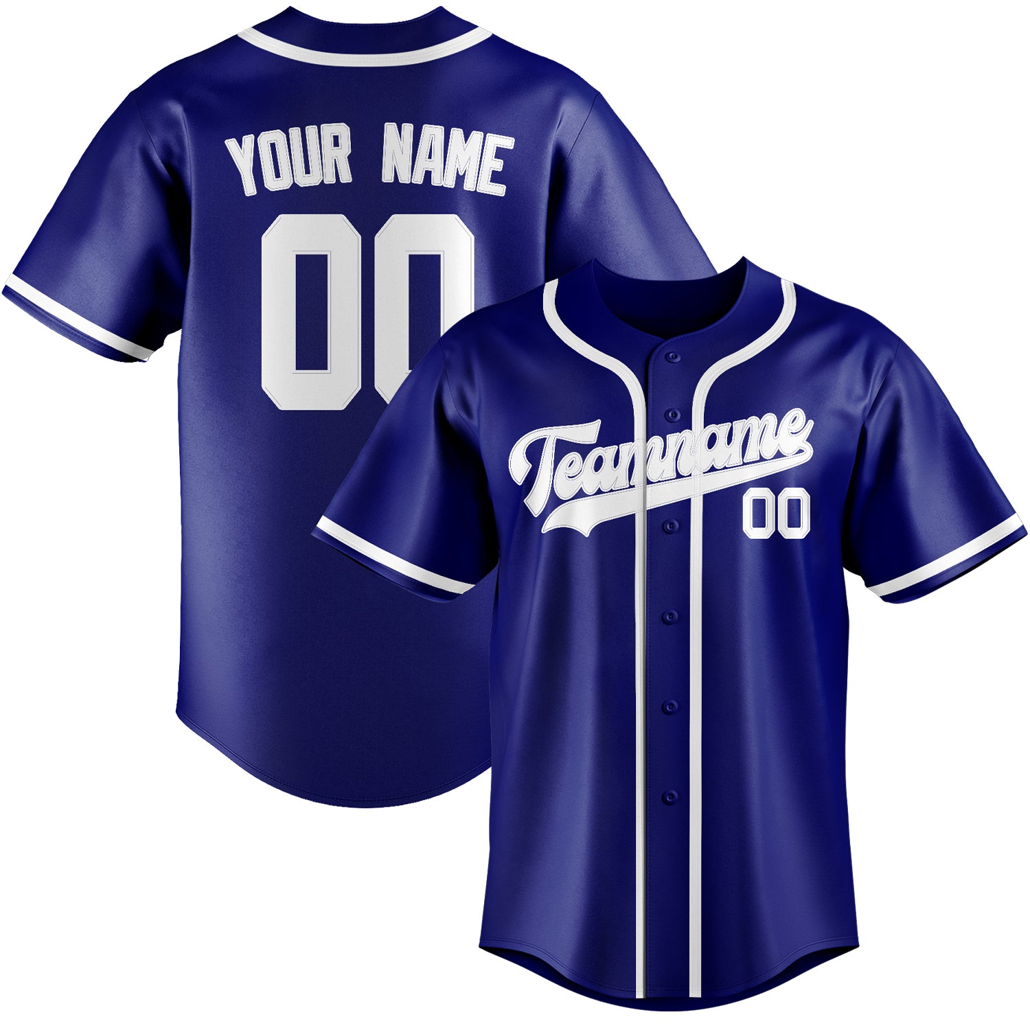 Custom Sky Blue White Baseball Jersey
