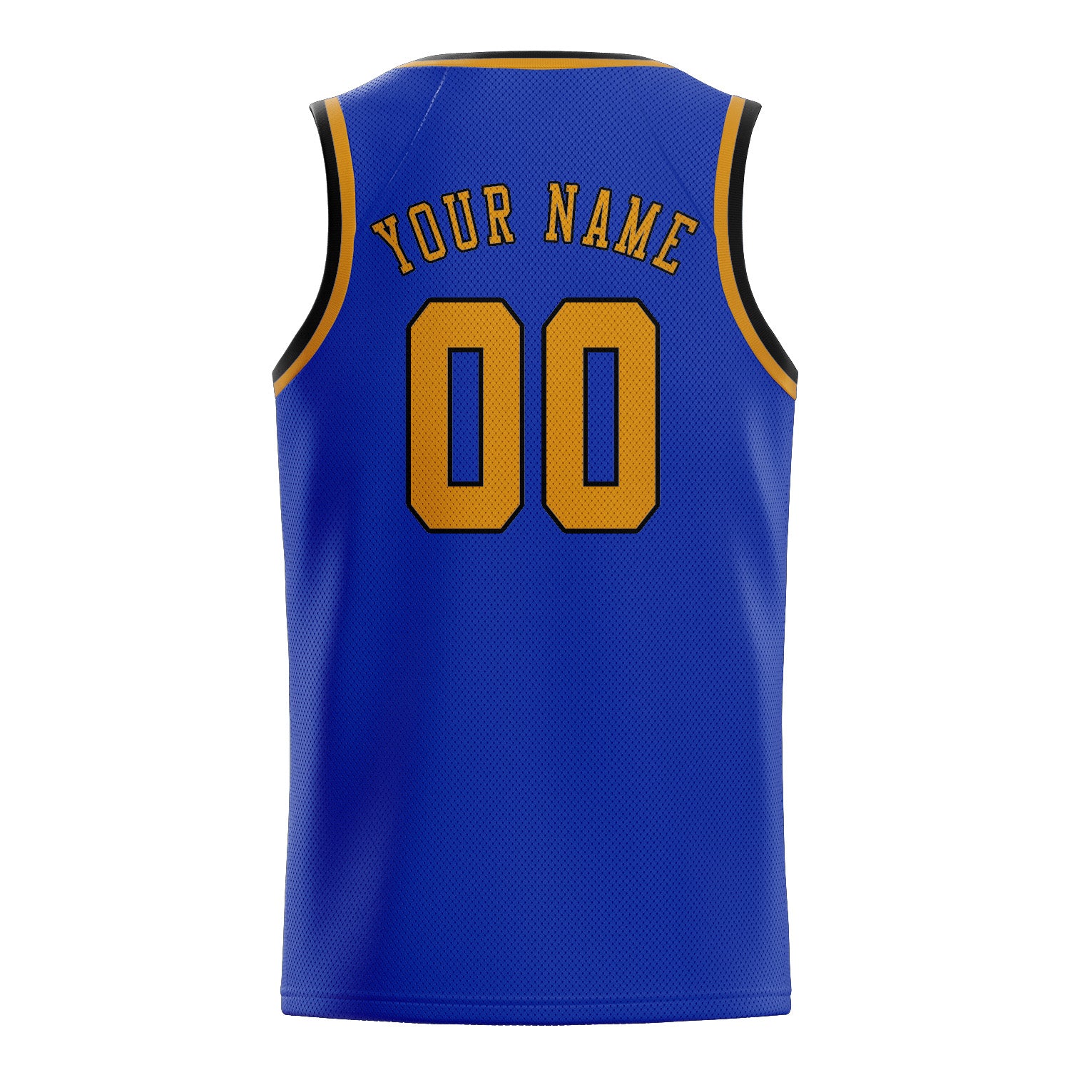 Custom Sky Blue Yellow Basketball Jersey