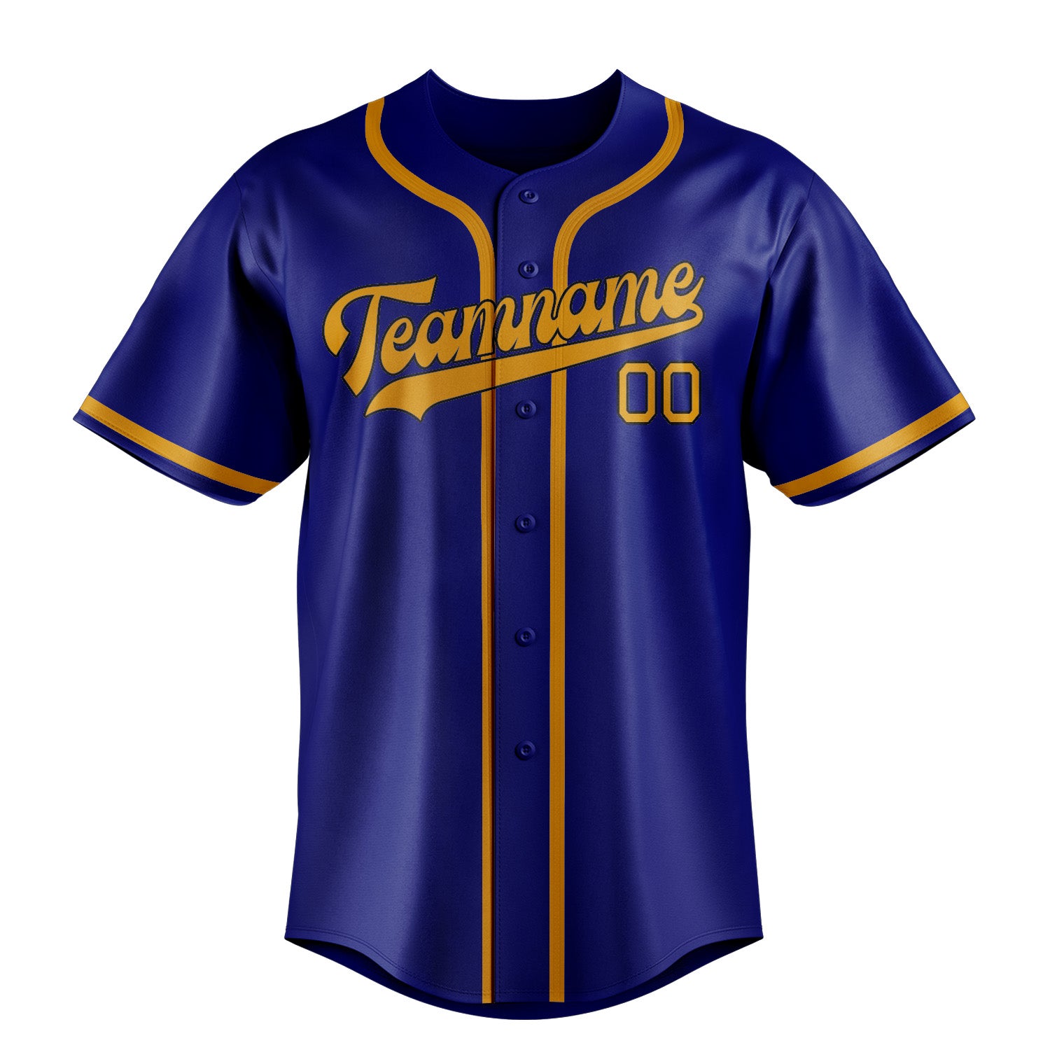 Custom Sky Blue Yellow Baseball Jersey