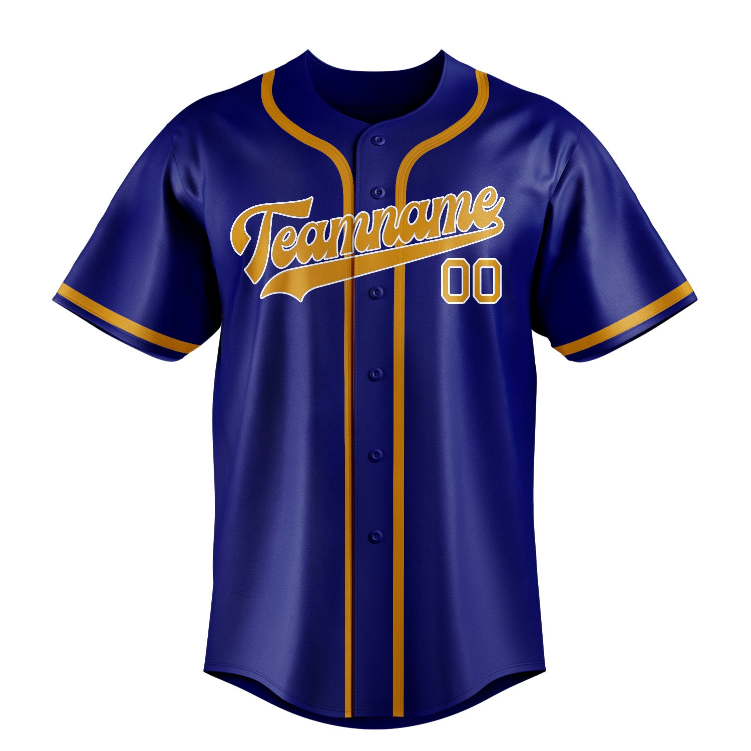 Custom Sky Blue Yellow Baseball Jersey