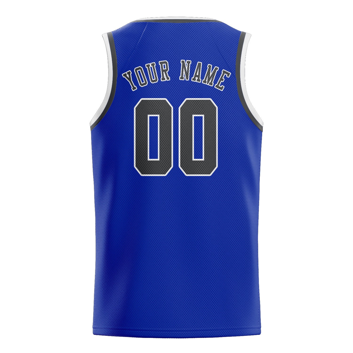 Custom Sky Blue Dark Grey Basketball Jersey
