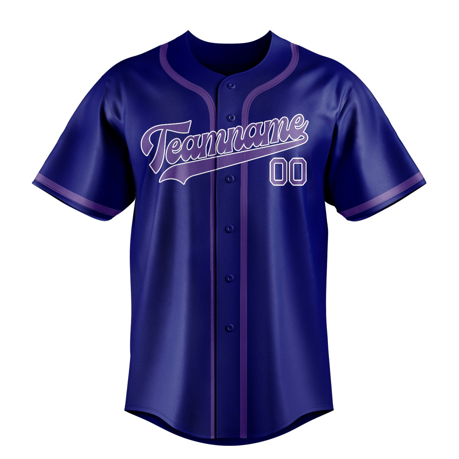 Custom Sky Blue Light Purple Baseball Jersey