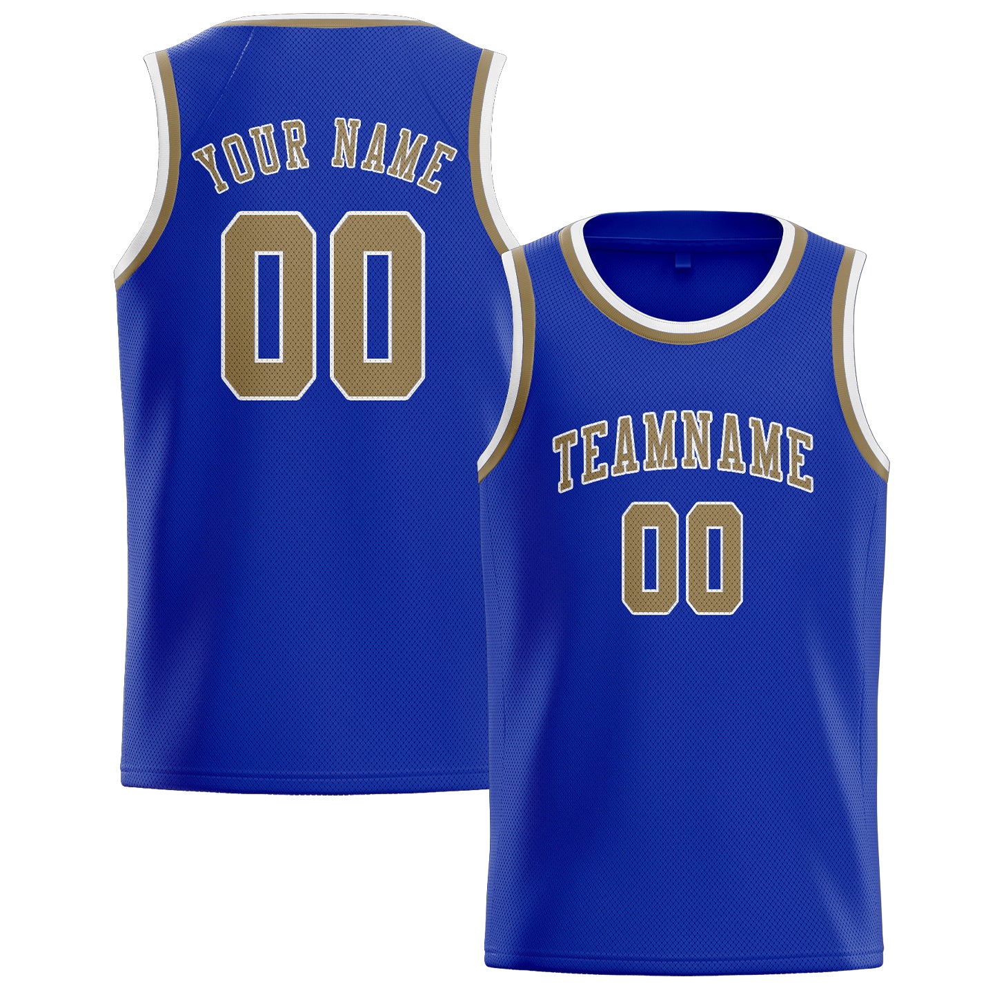 Custom Sky Blue Light Khaki Basketball Jersey