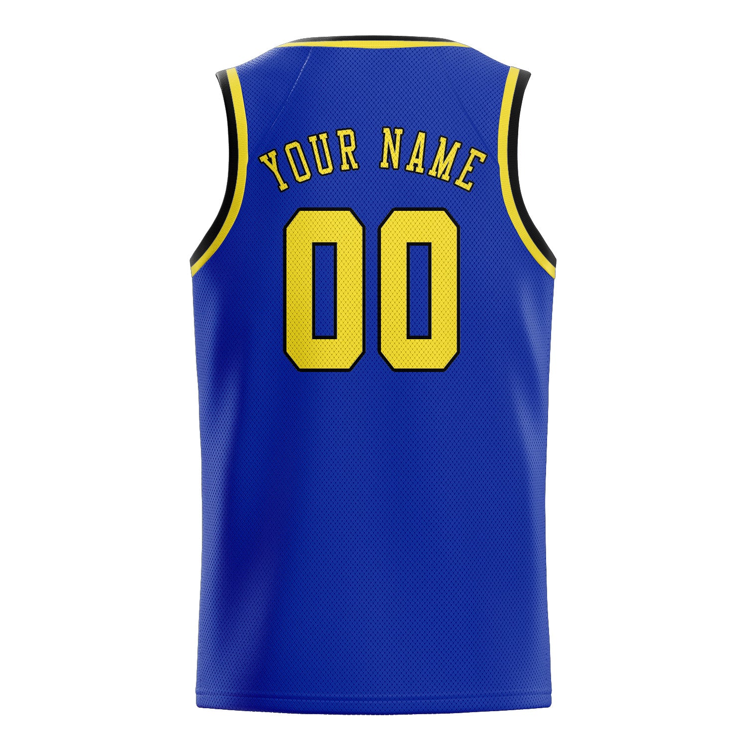 Custom Sky Blue Light Yellow Basketball Jersey