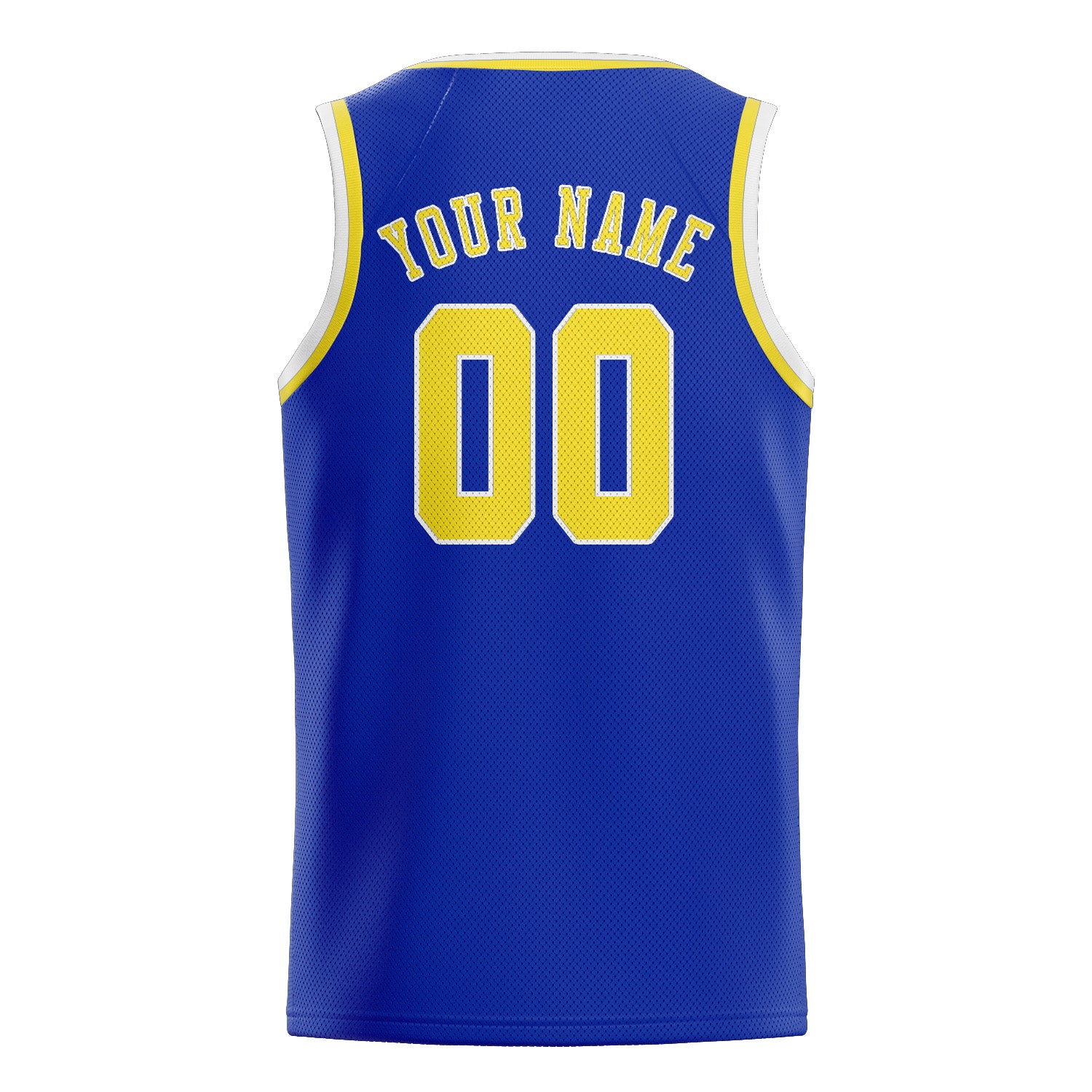 Custom Sky Blue Light Yellow Basketball Jersey