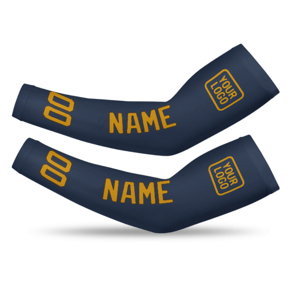 Custom Blue Yellow Arm Sleeve