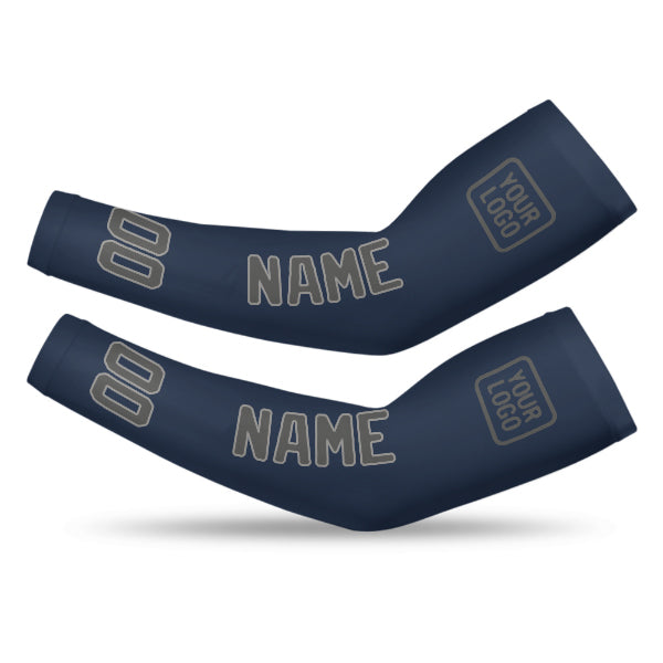 Custom Blue Dark Grey Arm Sleeve
