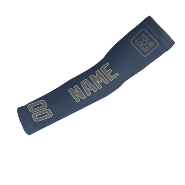 Custom Blue Dark Grey Arm Sleeve