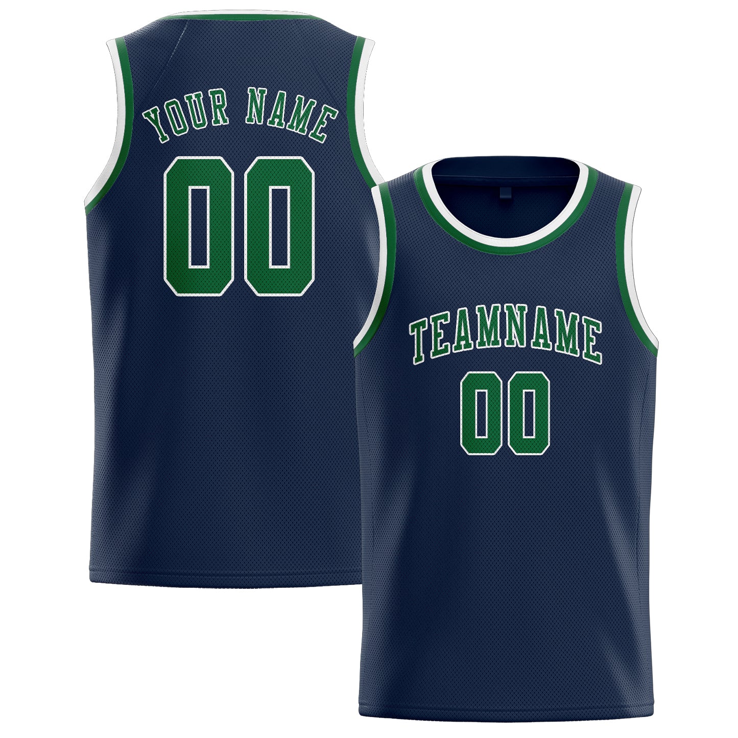 Custom Blue Green Basketball Jersey