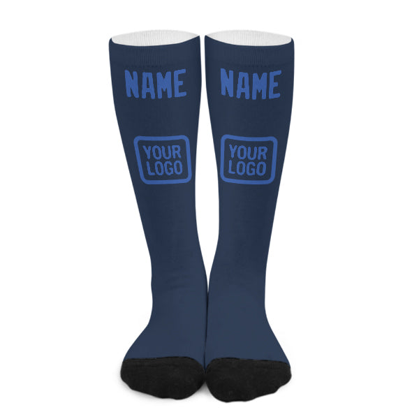 Custom Blue Sky Blue Knee-High Sock