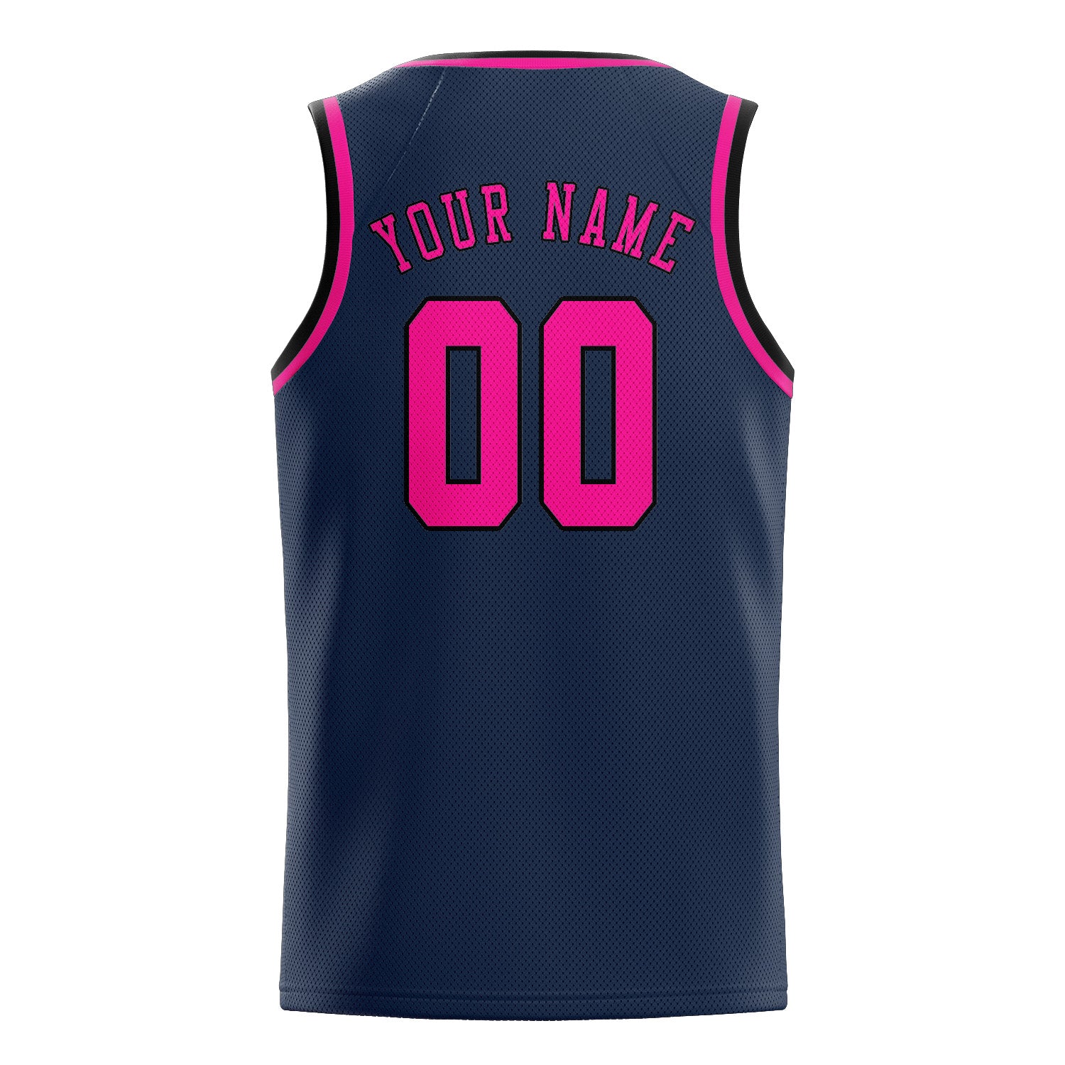 Custom Blue Pink Basketball Jersey