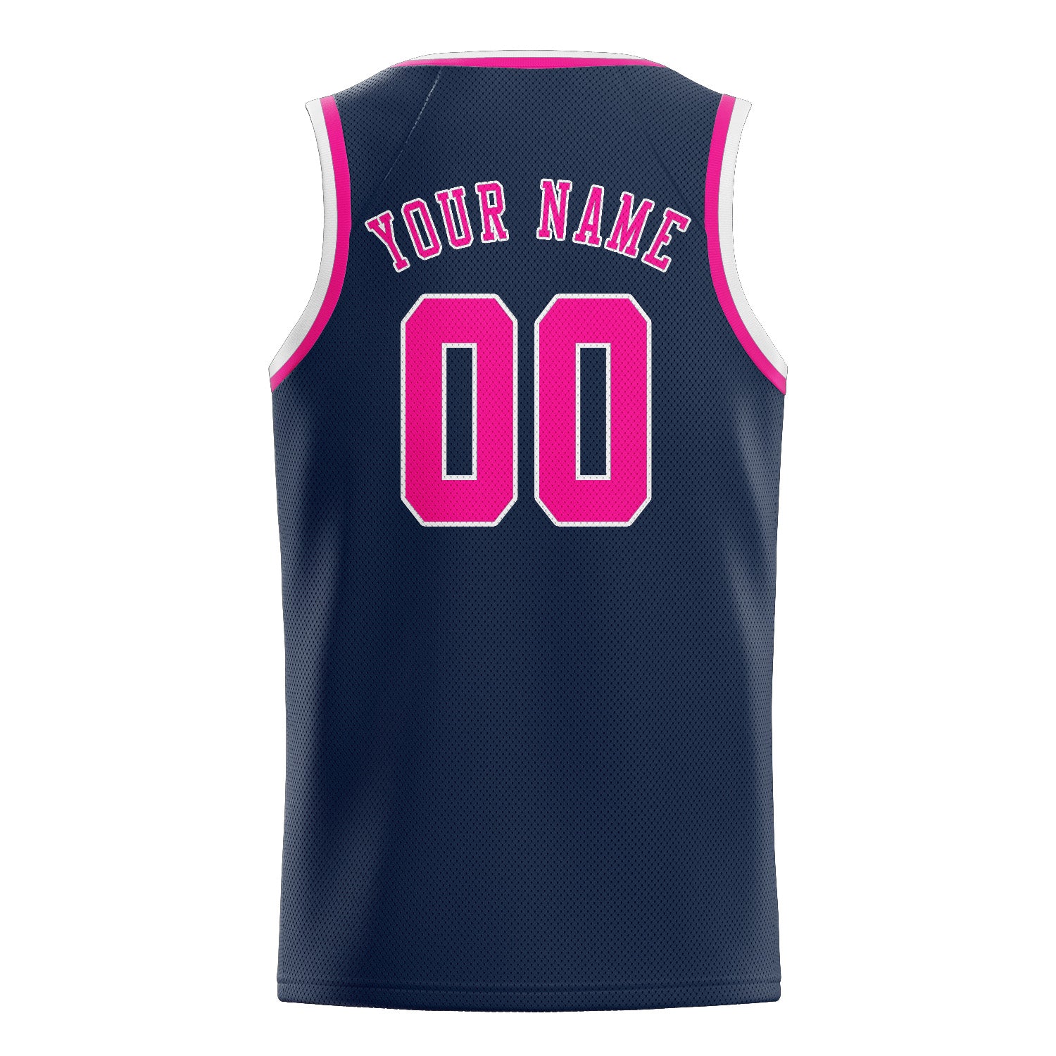Custom Blue Pink Basketball Jersey