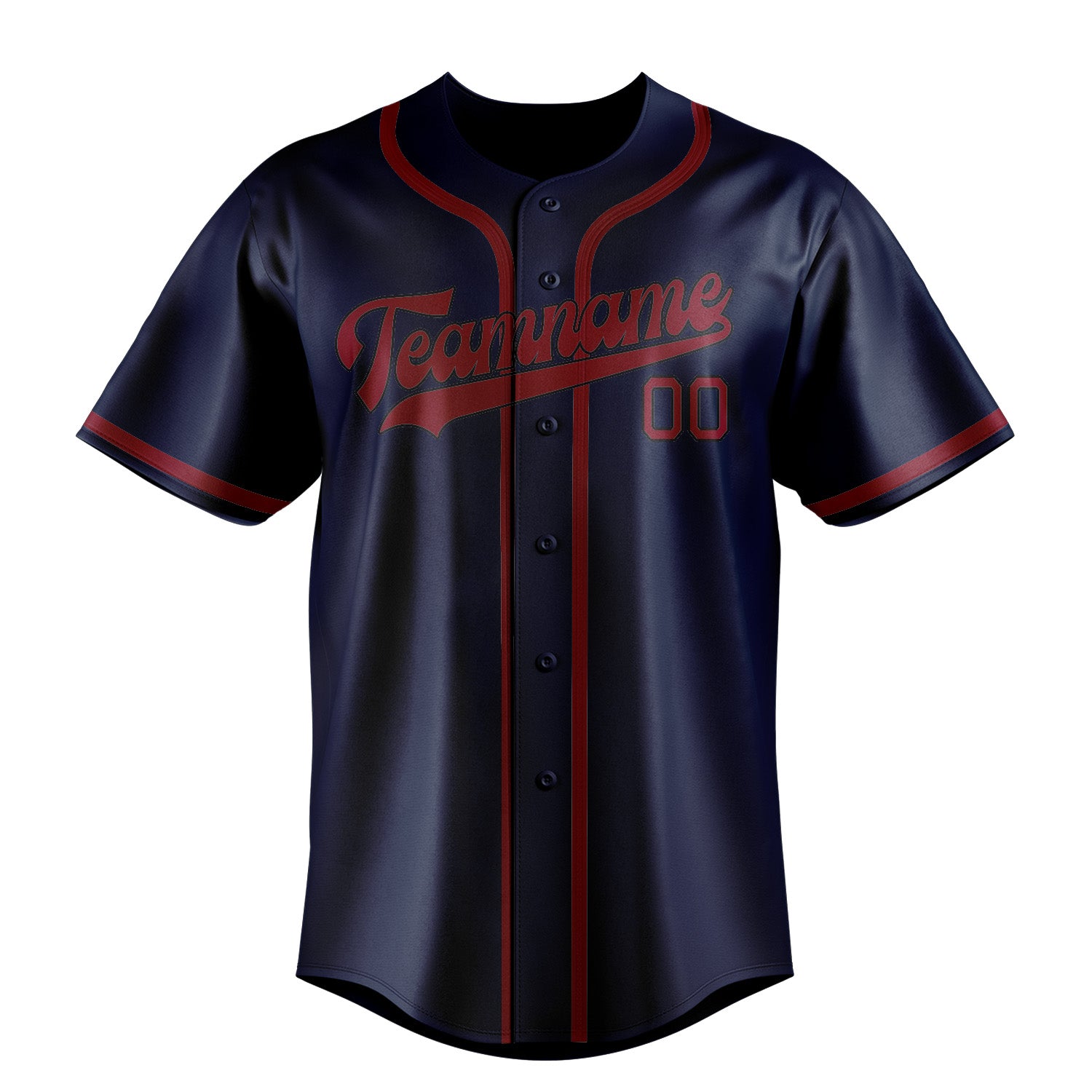 Custom Blue Crimson Red Baseball Jersey