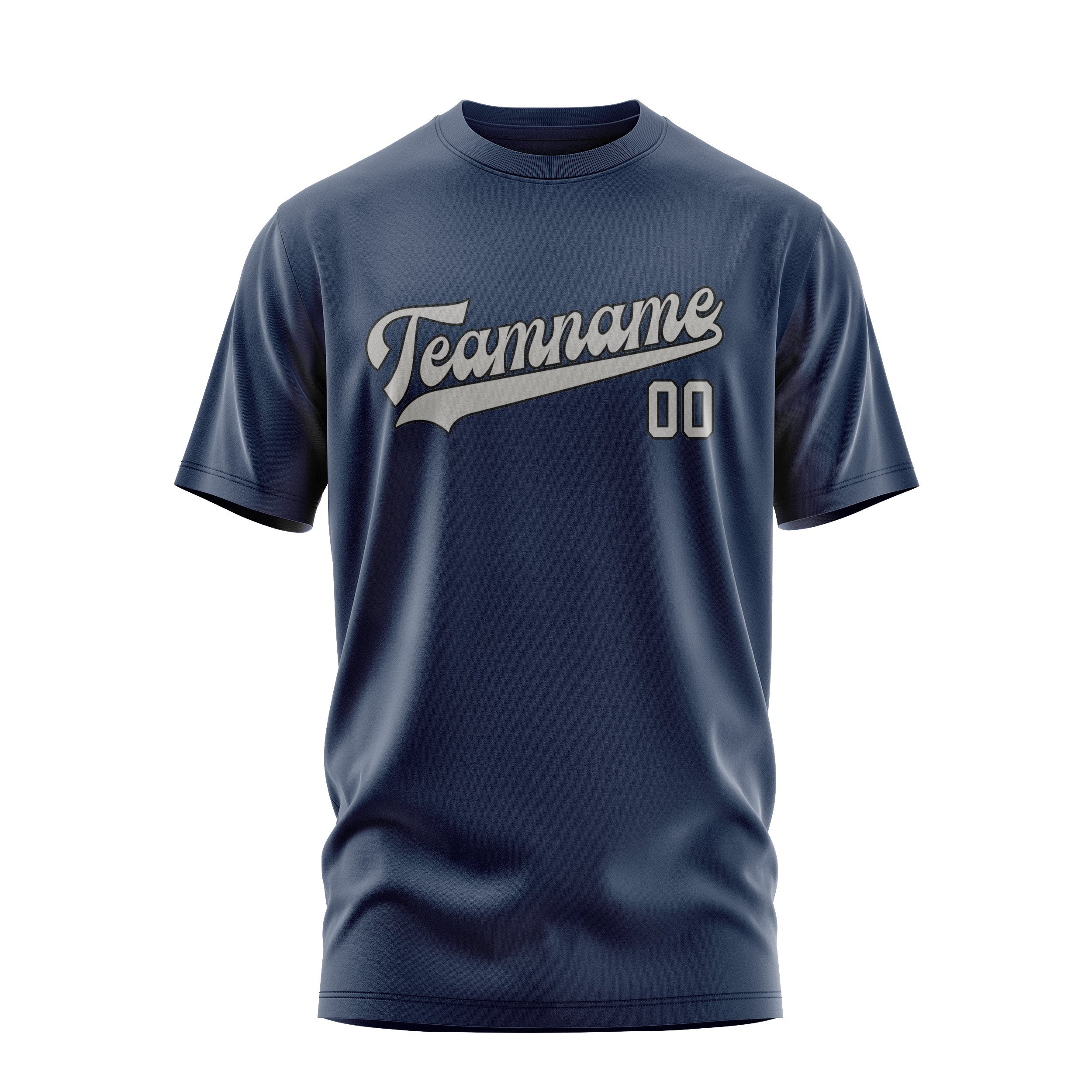 Custom Blue Gray T-Shirt