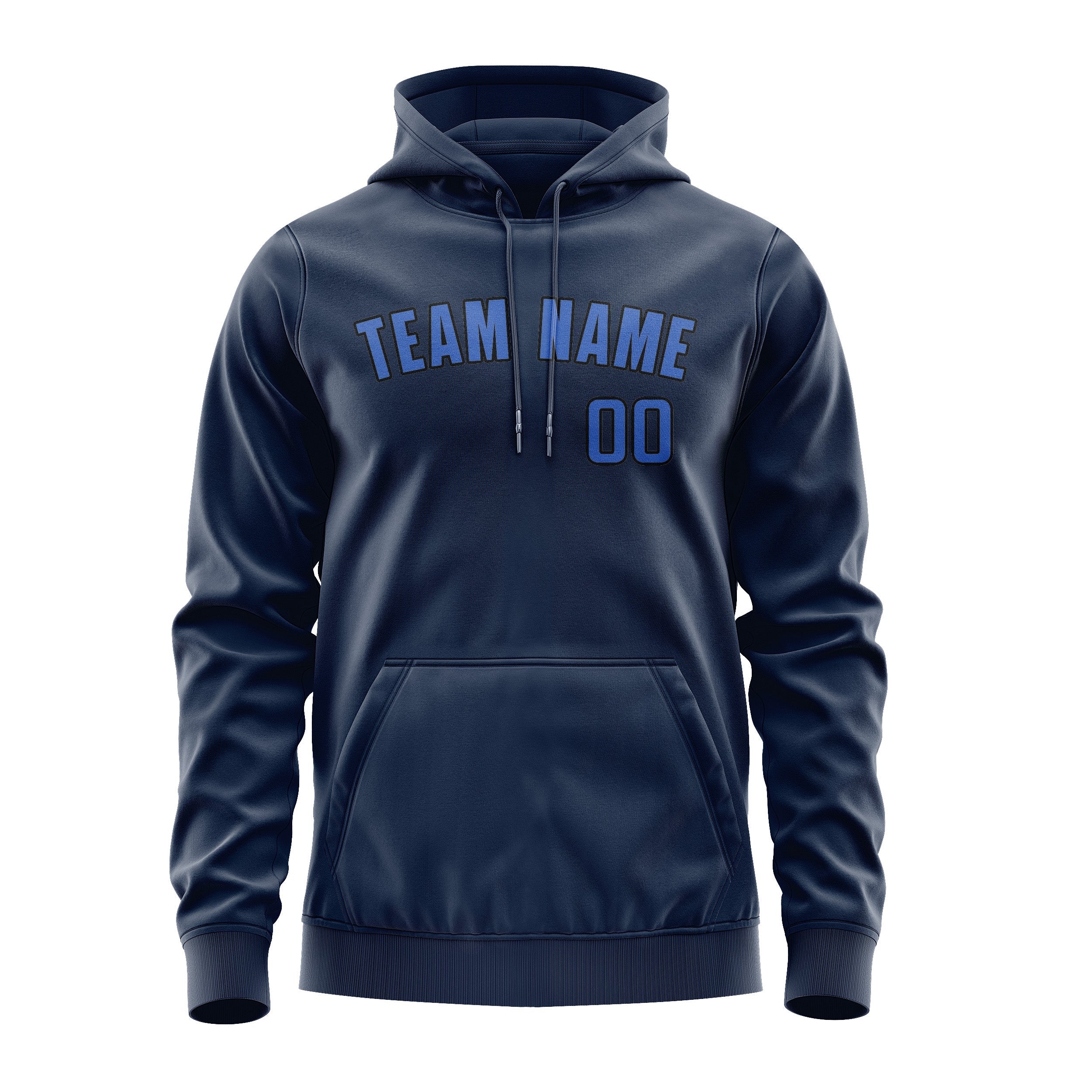 Custom Blue Sky Blue Hoodie