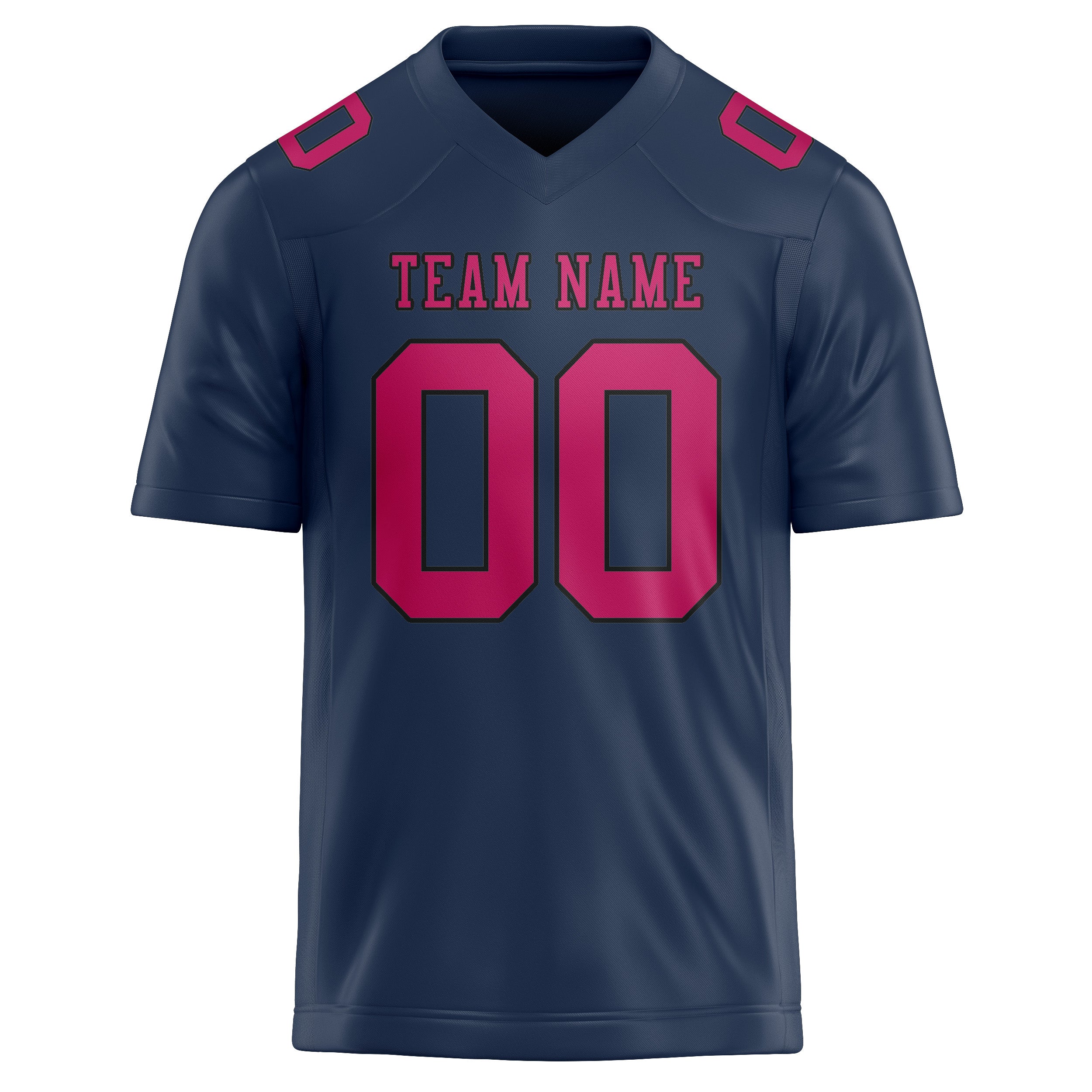 Custom Blue Pink Football Jersey