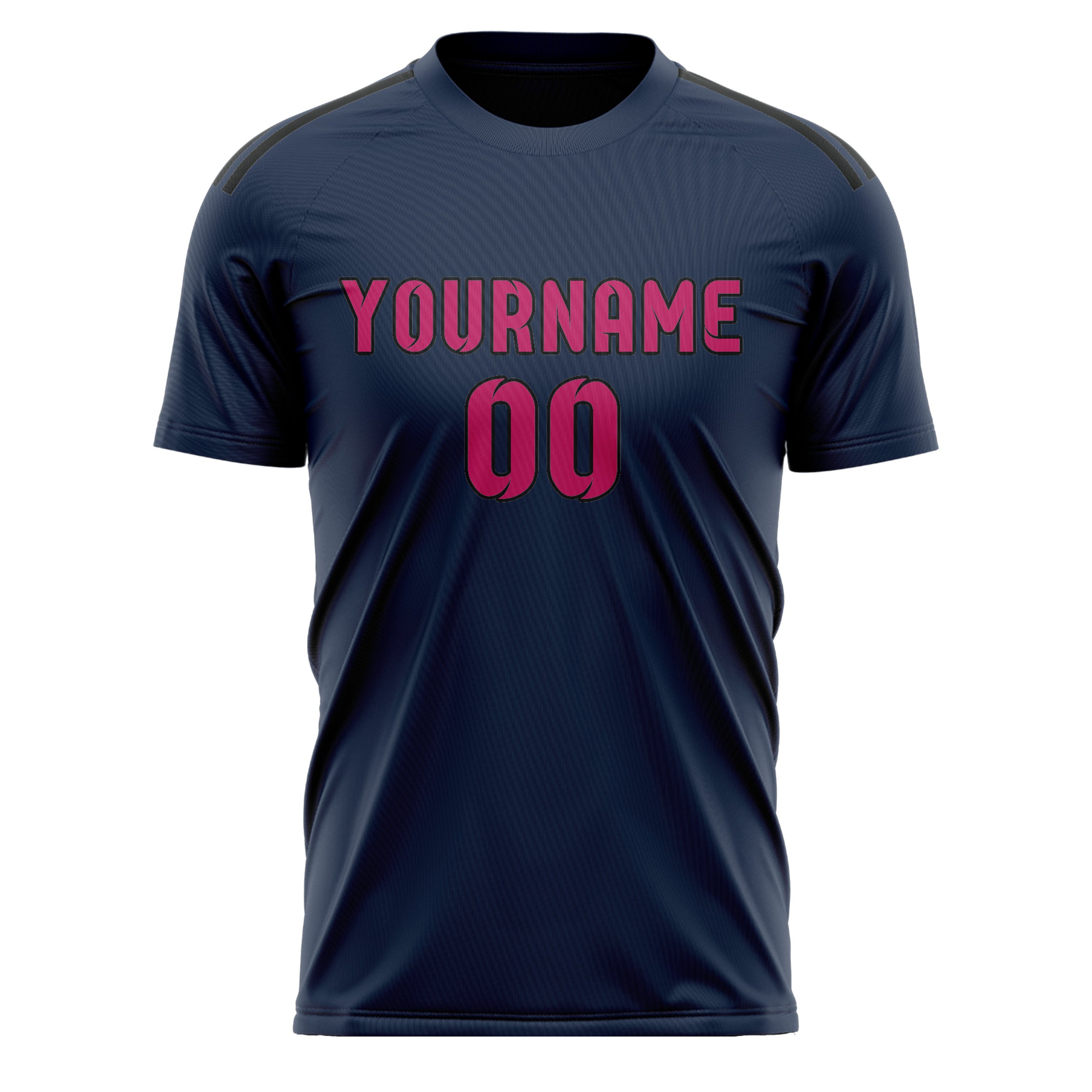 Custom Blue Pink Soccer Jersey