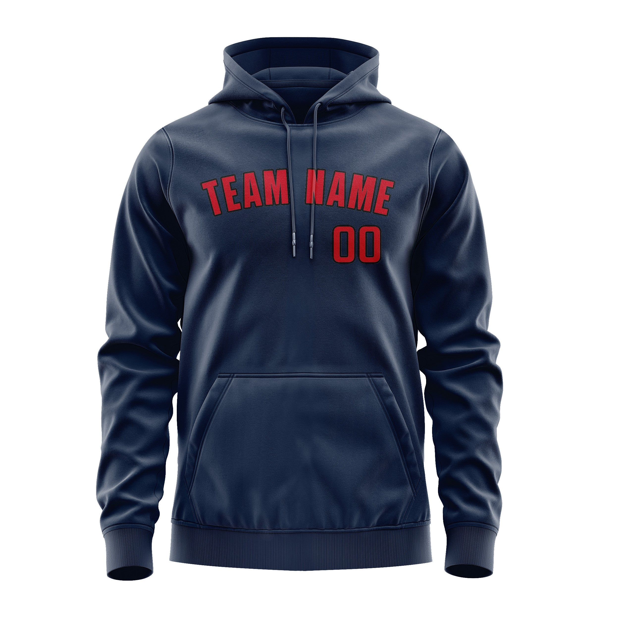 Custom Blue Red Hoodie