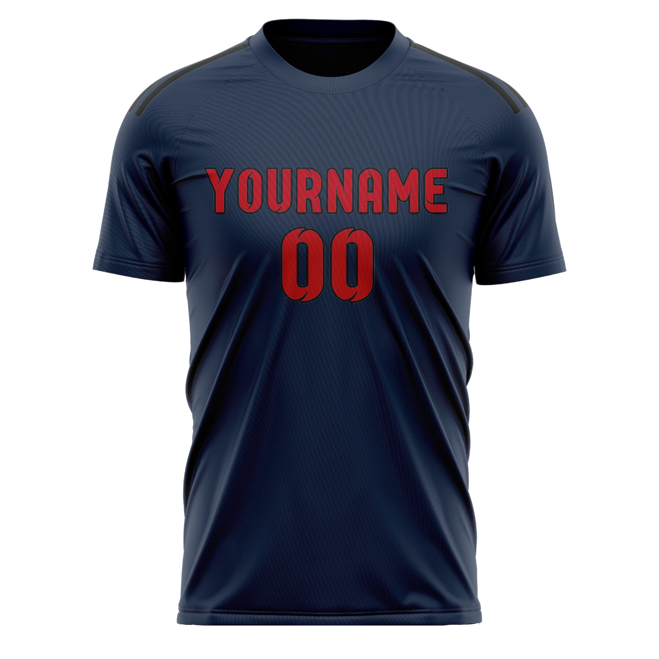 Custom Blue Red Soccer Jersey