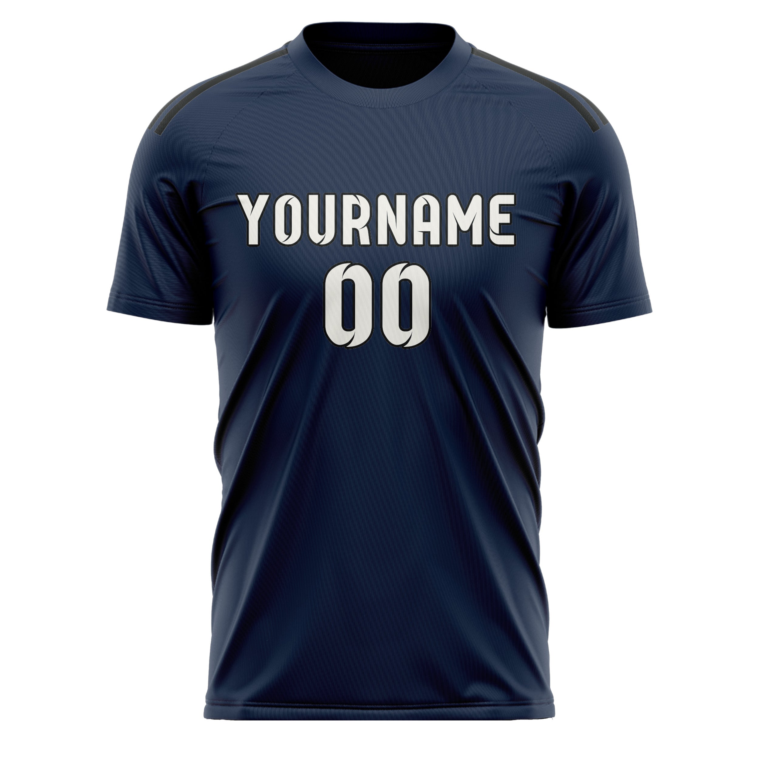 Custom Blue White Soccer Jersey