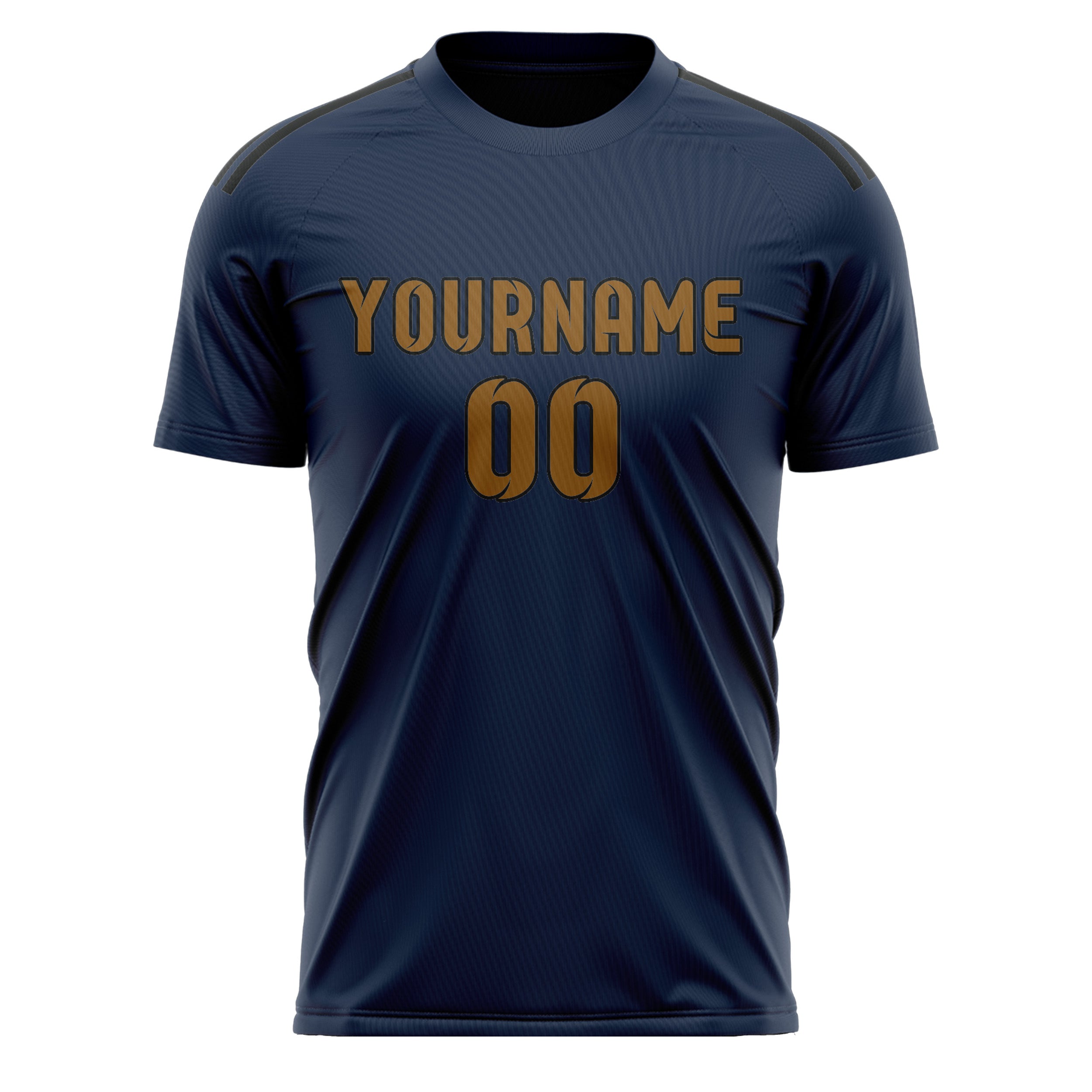 Custom Blue Khaki Soccer Jersey