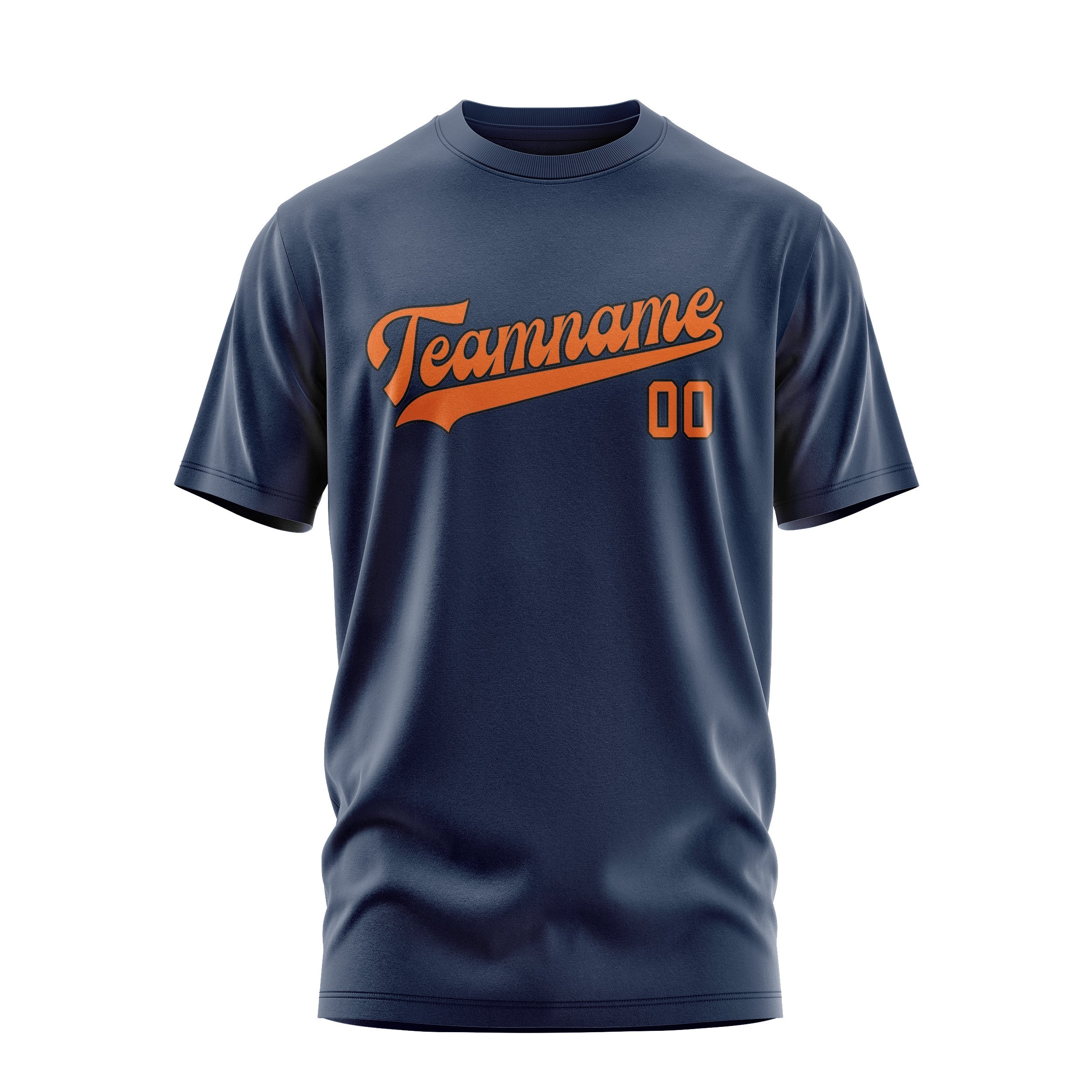 Custom Blue Orange T-Shirt