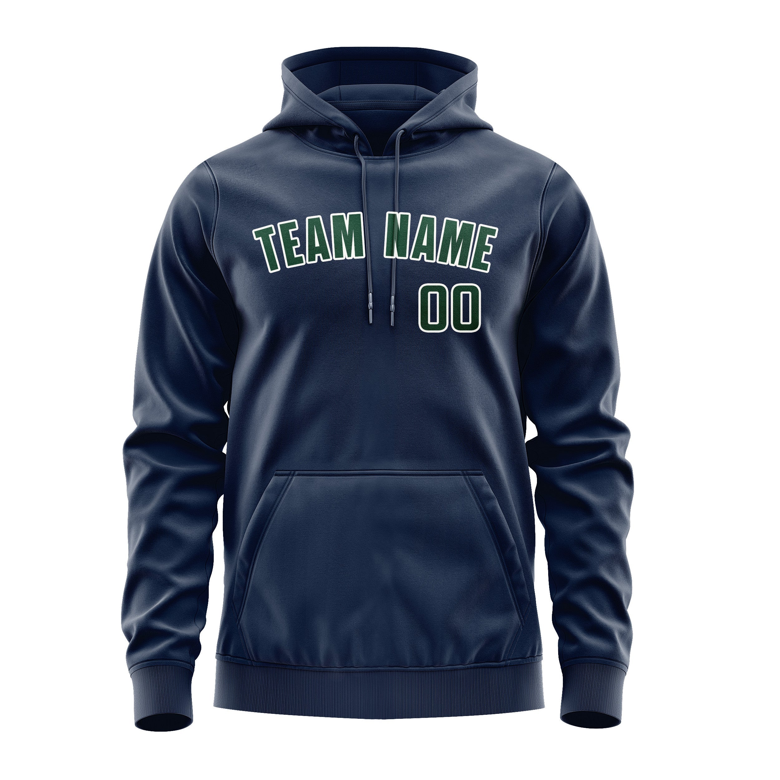 Custom Blue Green Hoodie