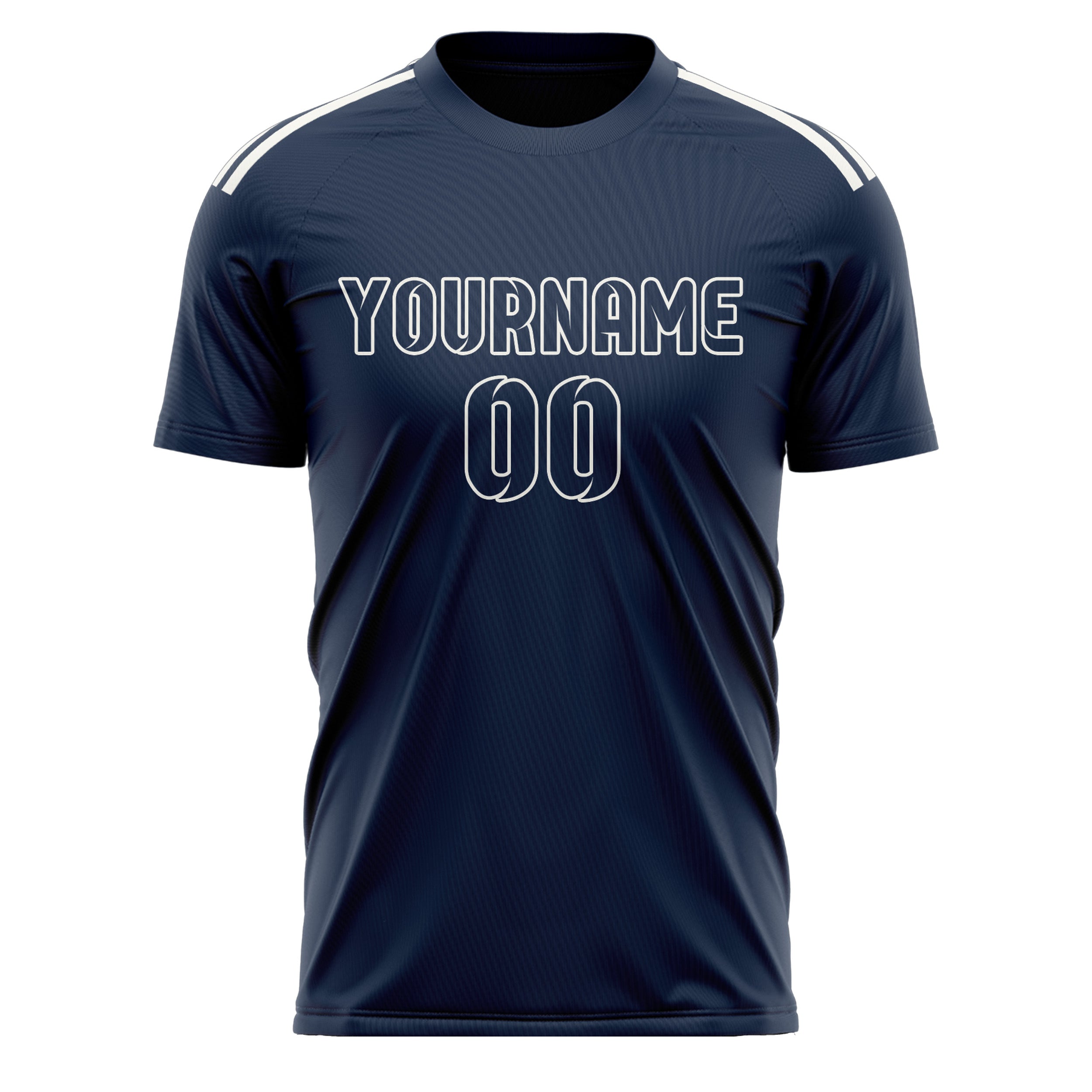 Custom Blue Blue Soccer Jersey