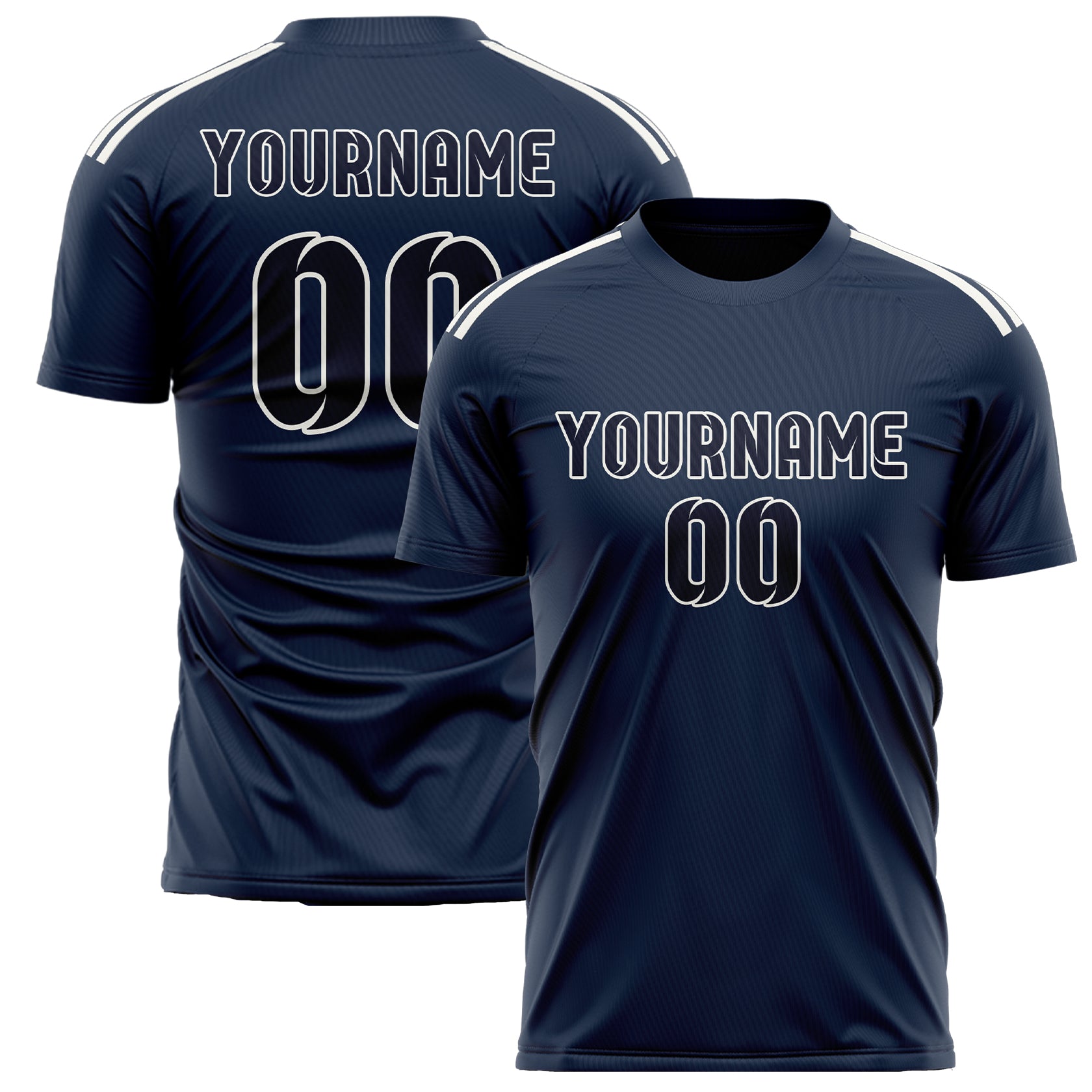 Custom Blue Navy Soccer Jersey