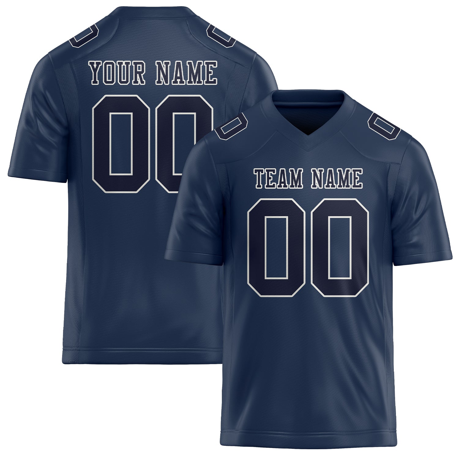 Custom Blue Navy Football Jersey