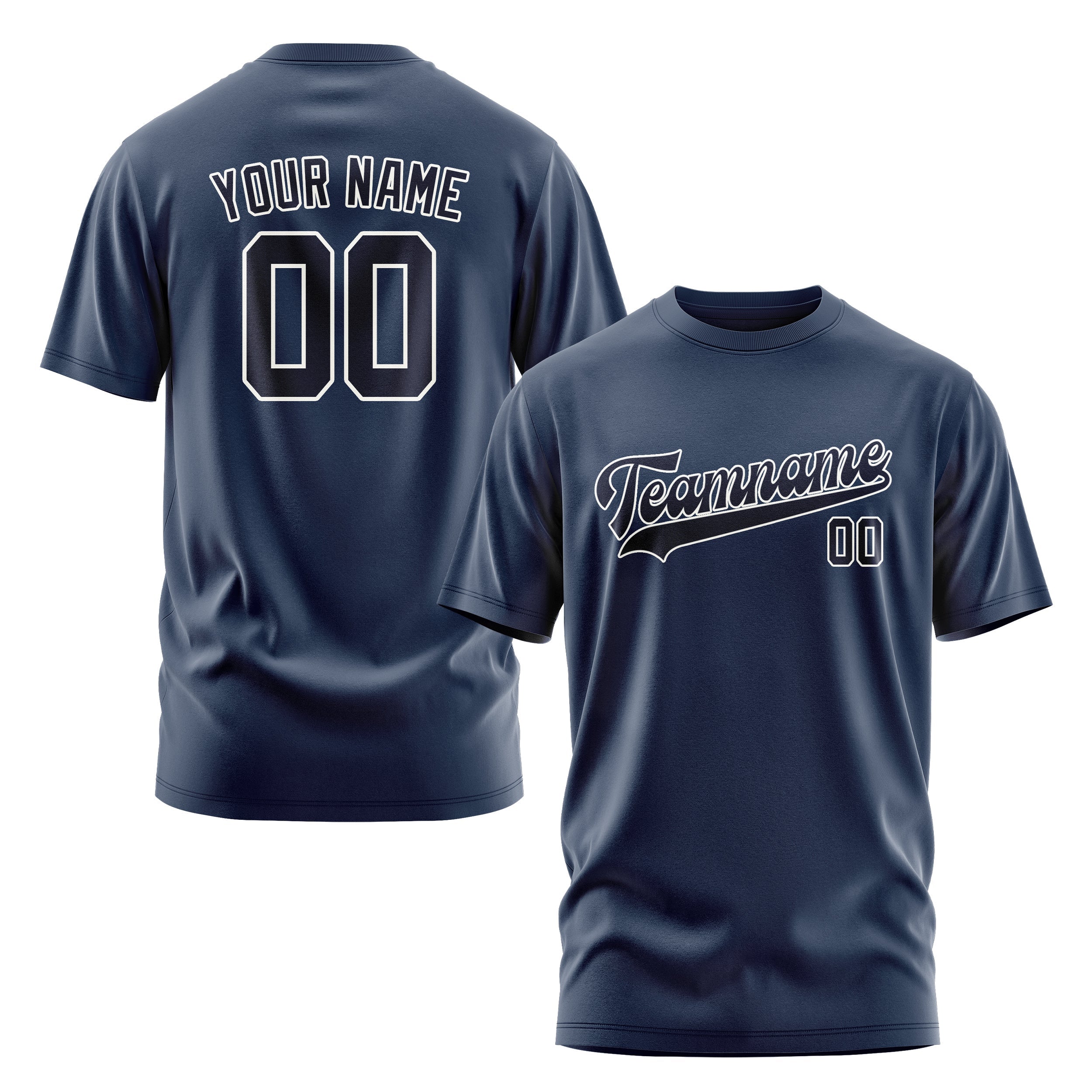 Custom Blue Navy T-Shirt