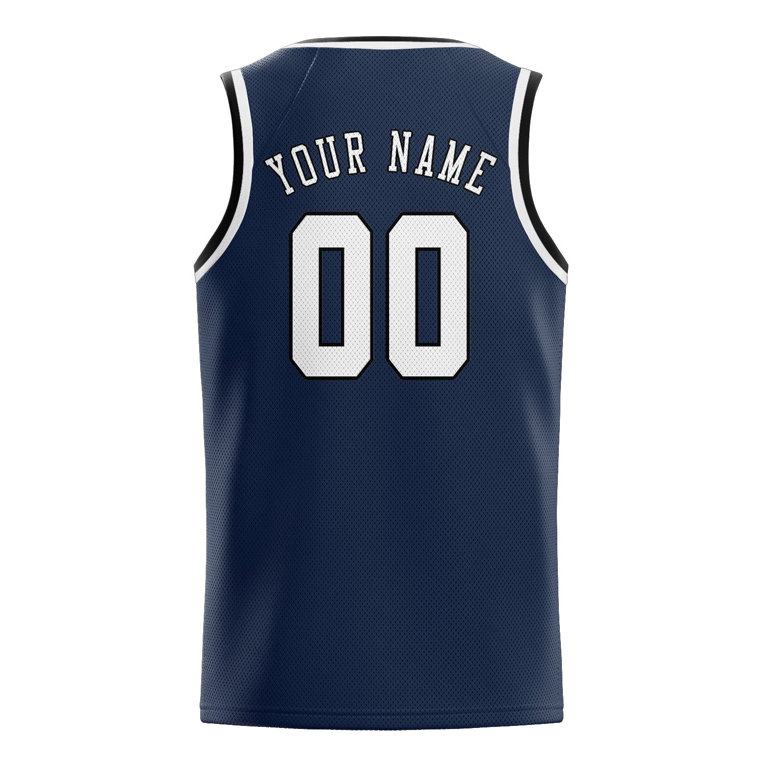 Custom Blue White Basketball Jersey