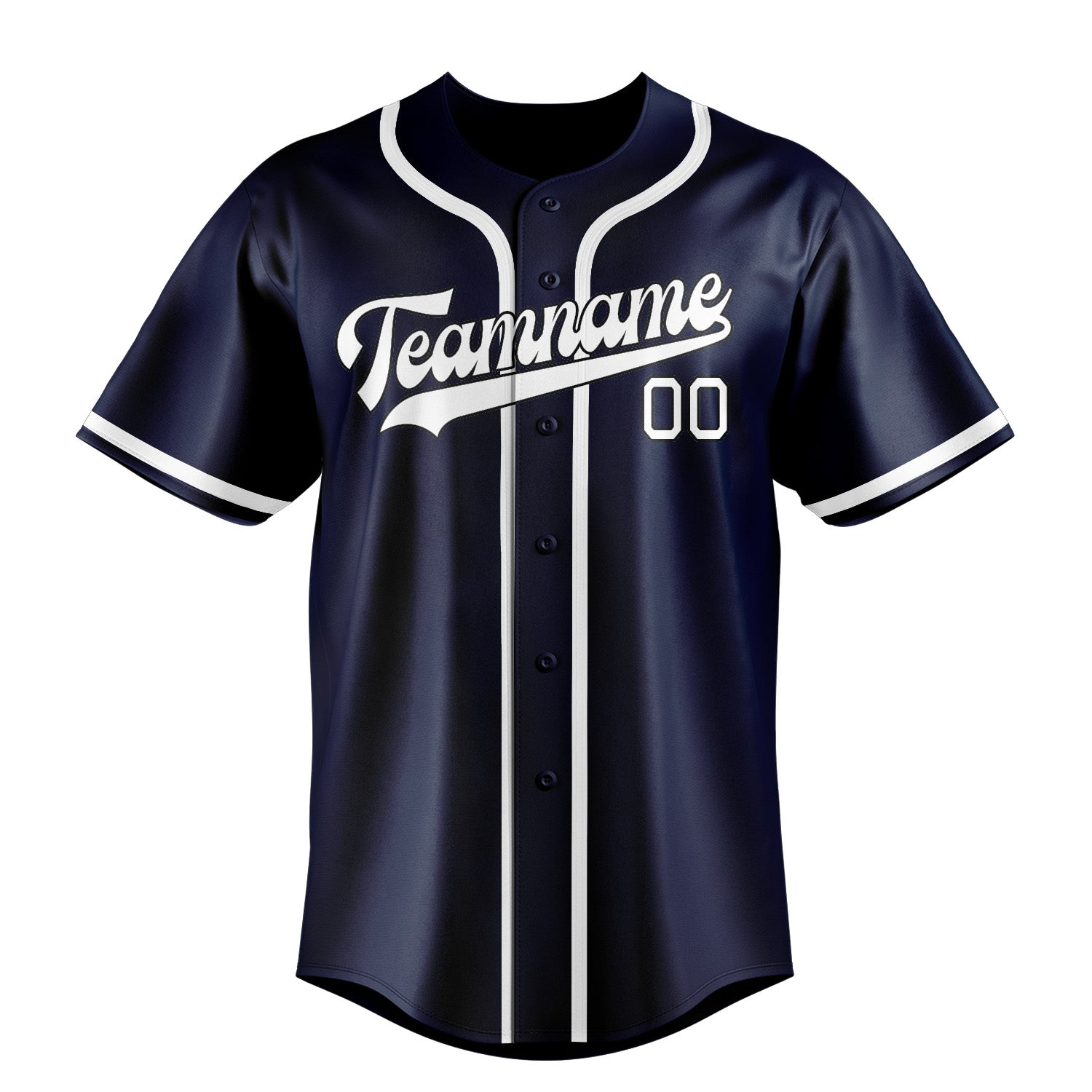Custom Blue White Baseball Jersey