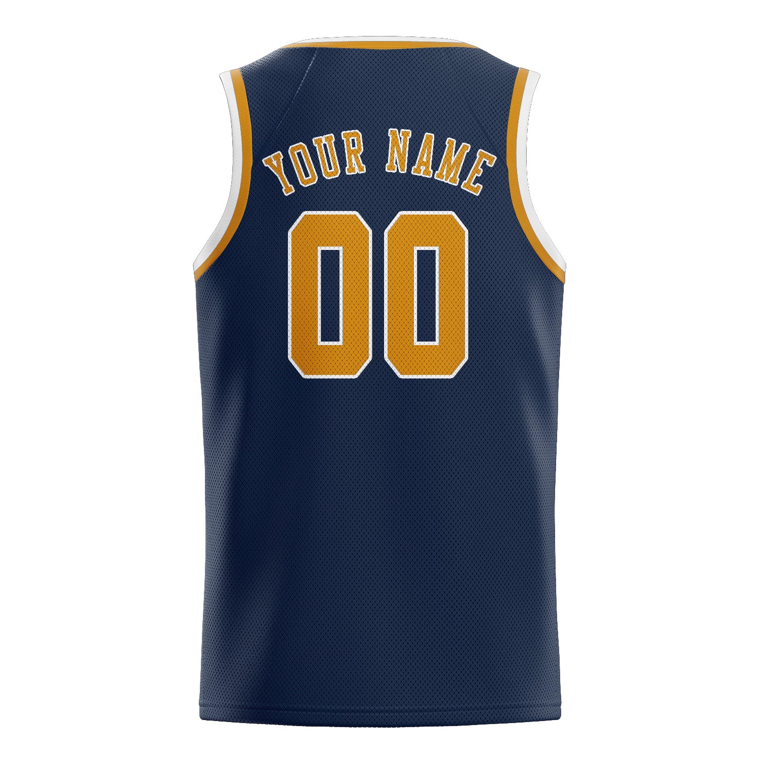 Custom Blue Yellow Basketball Jersey