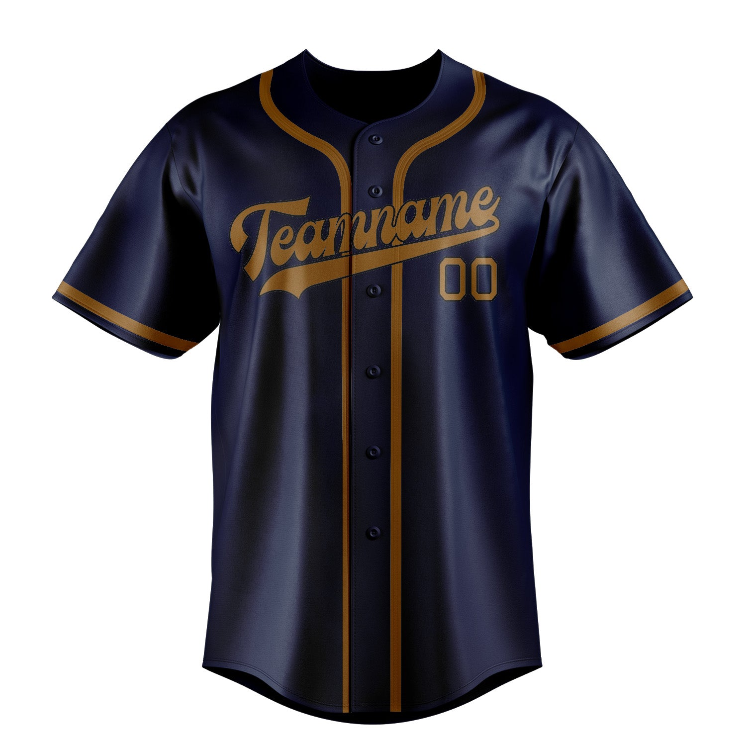 Custom Blue Khaki Baseball Jersey
