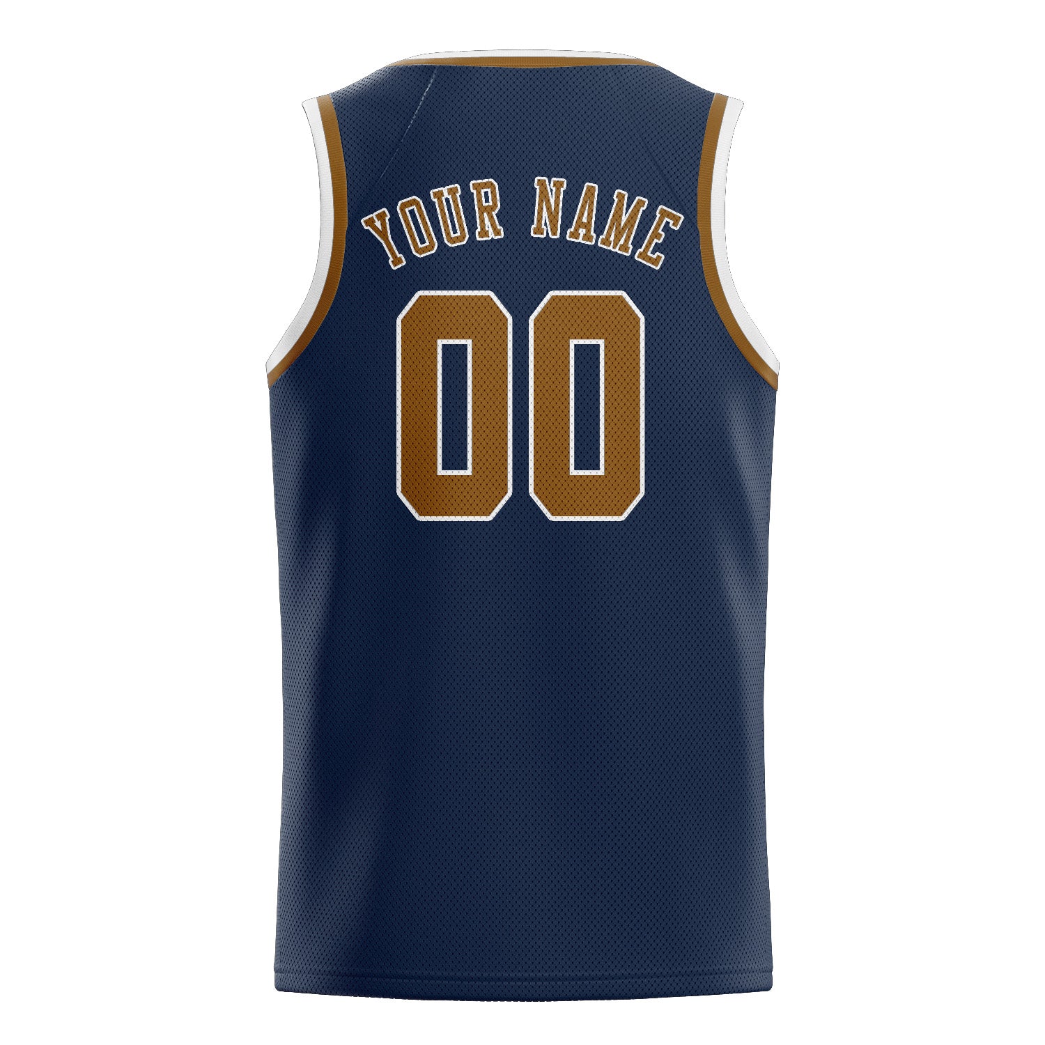 Custom Blue Khaki Basketball Jersey