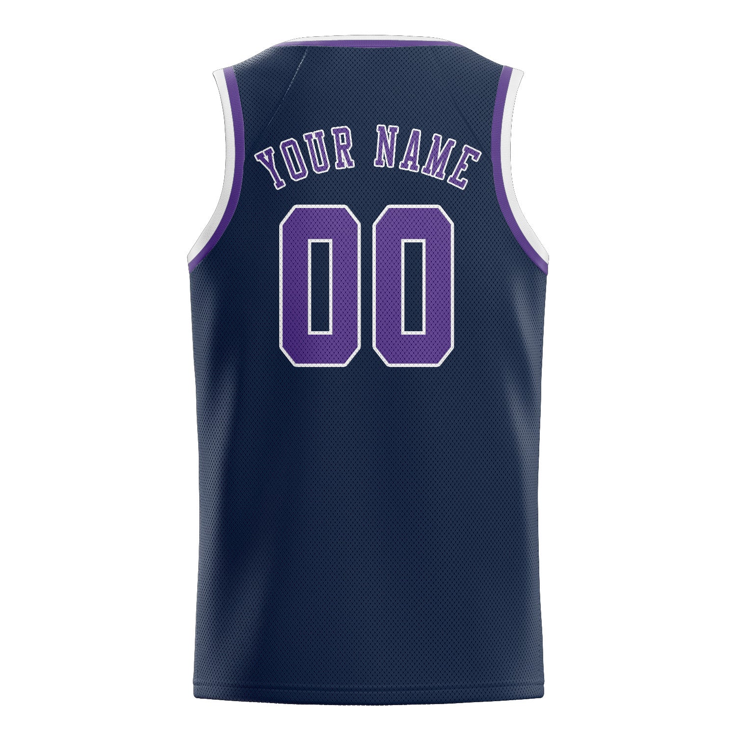 Custom Blue Light Purple Basketball Jersey